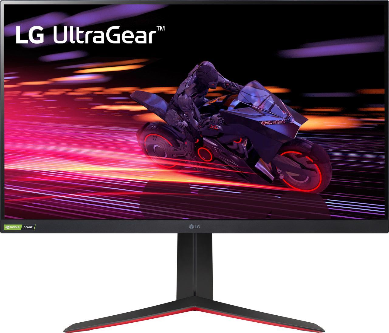 LG 32" 165 Hz IPS QHD Gaming Monitor FreeSync Premium & G-Sync Compatible 2560 x 1440 (2K) sRGB 99% (CIE1931) UltraGear 32GP750-B