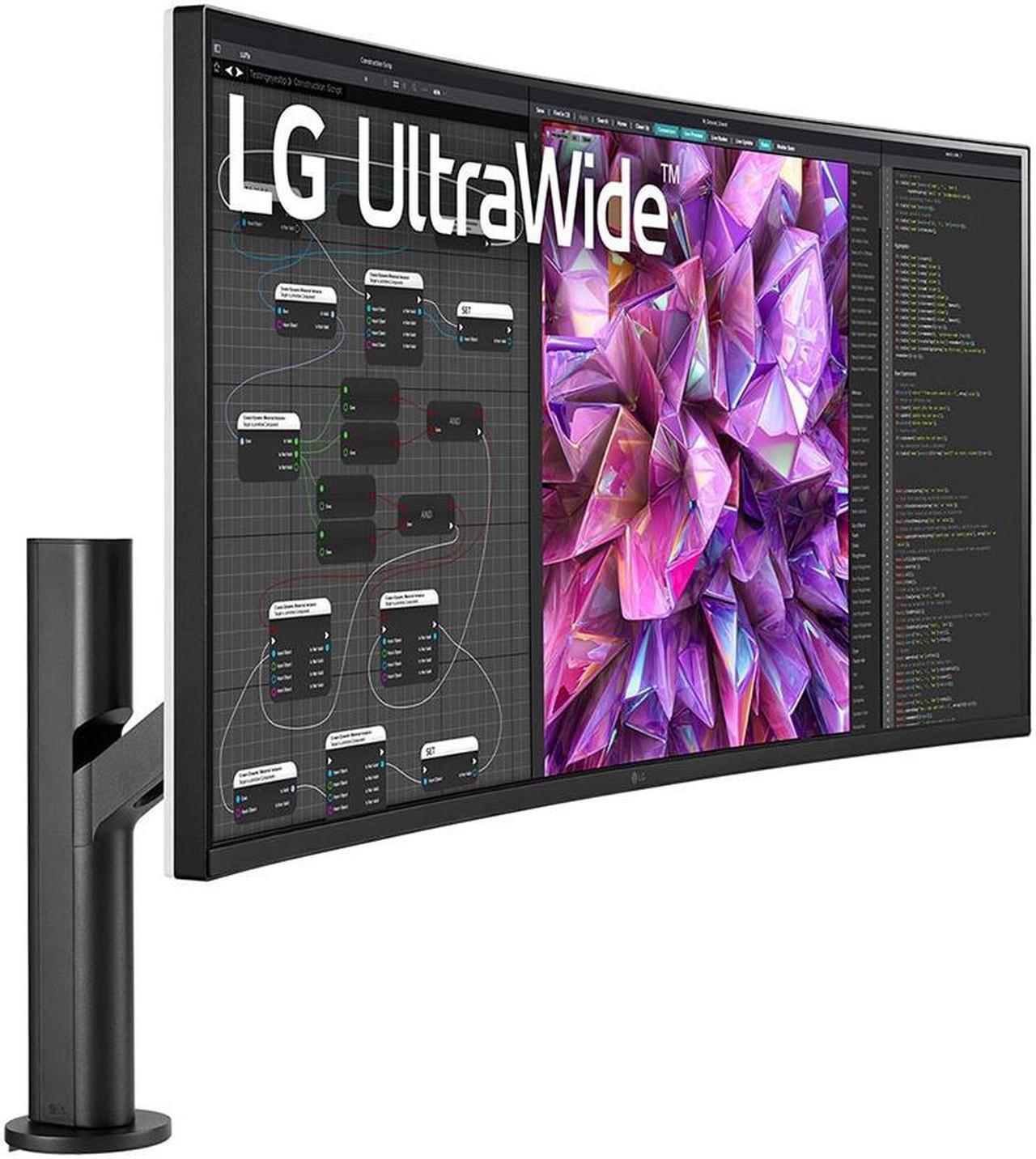 Alt view image 3 of 15 - LG 37.5" 75 Hz IPS Gaming Monitors 5 ms (GtG) AMD FreeSync™ Curved 38WQ88C-W