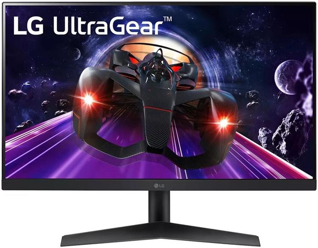 LG 24GN60R-B 24" Full HD 1920 x 1080 UltraGear IPS 1ms 144Hz HDR Monitor with FreeSync Premium Gaming Monitor