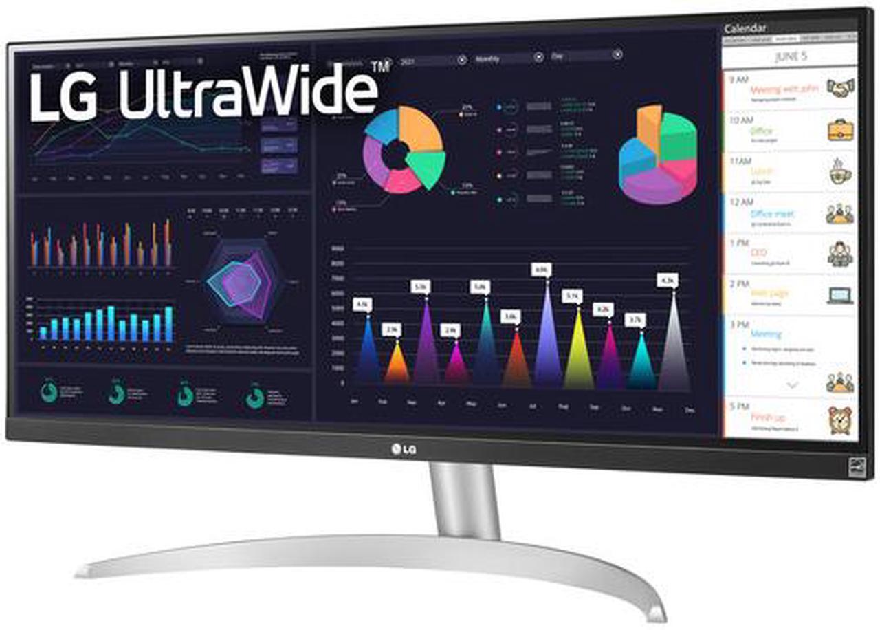 Alt view image 3 of 7 - LG 29" Ultrawide 29BQ650-W 21:9 2560 x 1080 IPS Monitor