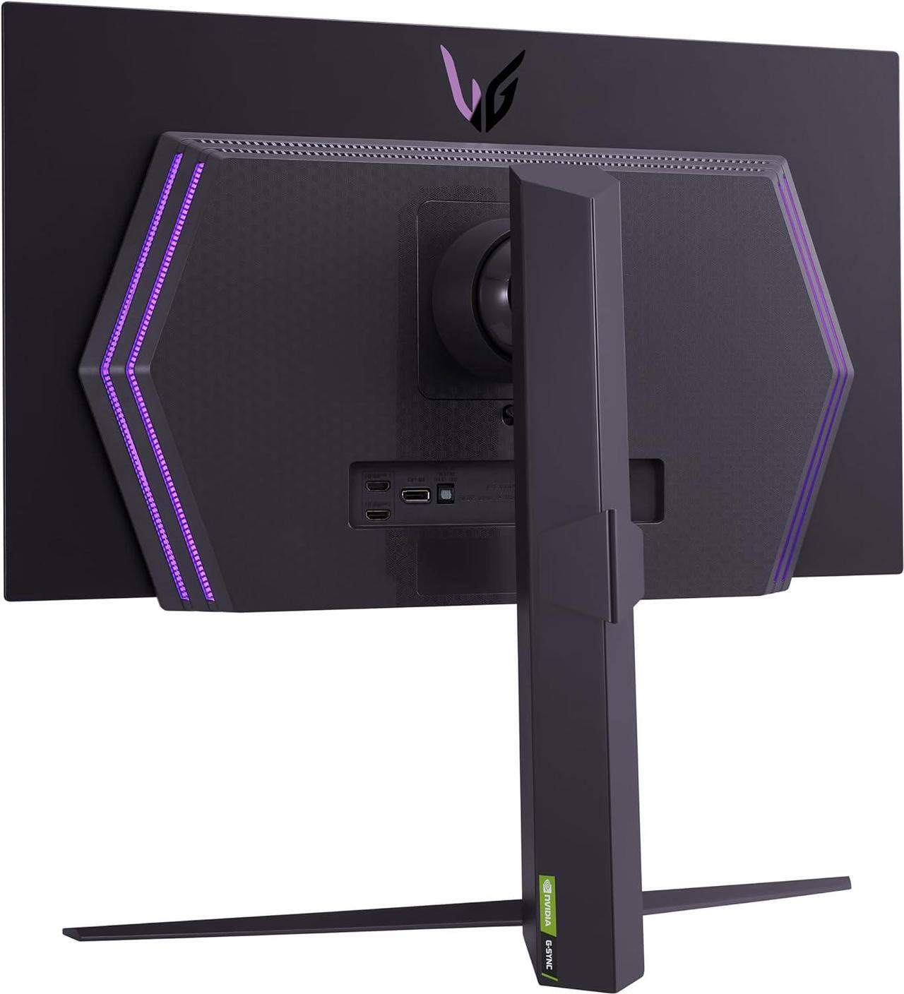 Alt view image 6 of 8 - LG 27" 240 Hz OLED QHD Gaming Monitor FreeSync Premium Pro & G-Sync Compatible DCI-P3 98.5% (CIE1976) UltraGear 27GS95QE-B