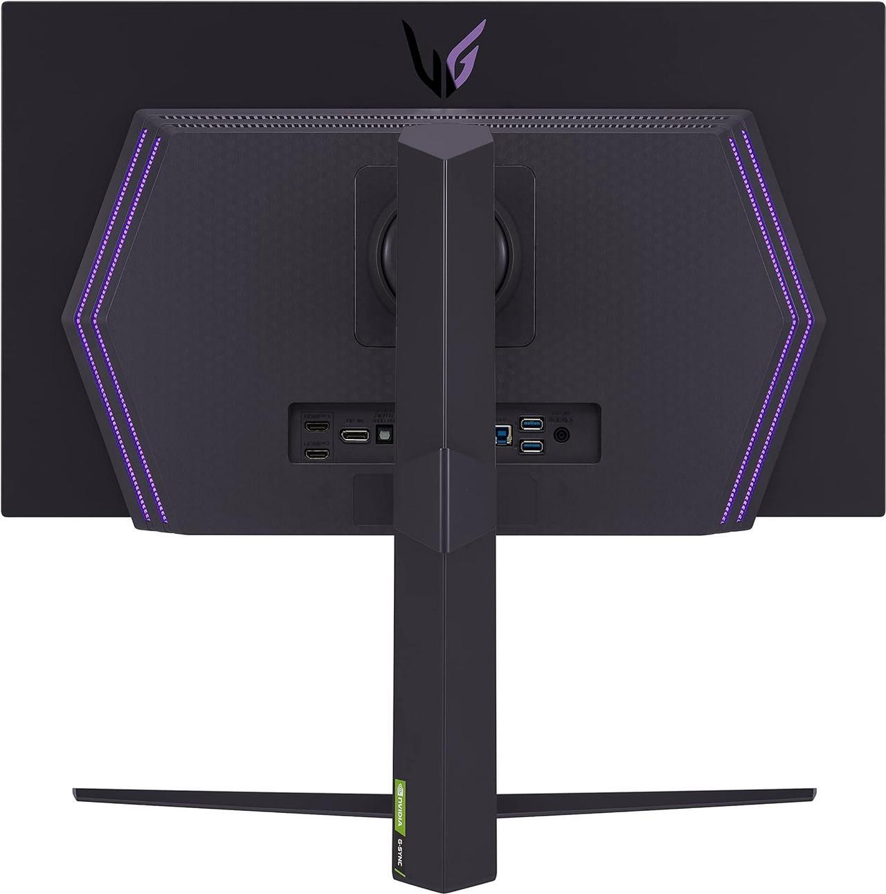 Alt view image 5 of 8 - LG 27" 240 Hz OLED QHD Gaming Monitor FreeSync Premium Pro & G-Sync Compatible DCI-P3 98.5% (CIE1976) UltraGear 27GS95QE-B