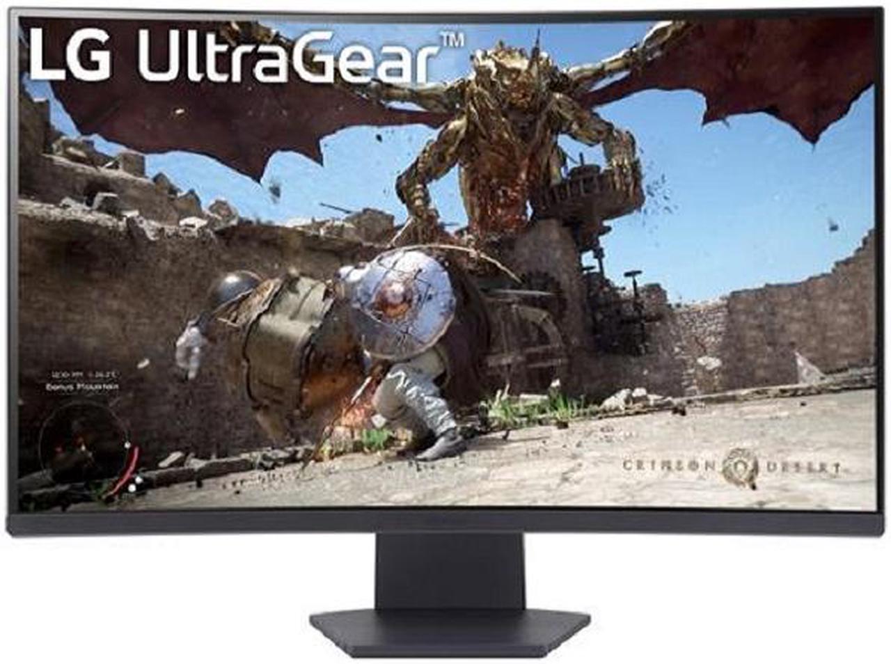 Main image of LG 32" 180 Hz VA QHD Gaming Monitor FreeSync (AMD Adaptive Sync) sRGB 99% (CIE1931) UltraGear 32GS60QC-B