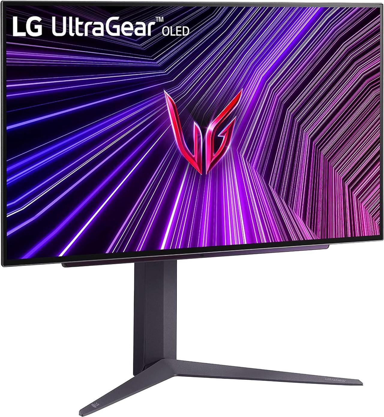 Alt view image 4 of 6 - LG UltraGear 27" QHD 2560x1440 OLED 240HZ 0.03ms AMD FreeSync Premium Pro 2x HDMI 1x DisplayPort Gaming Monitor, 27GS93QE-B