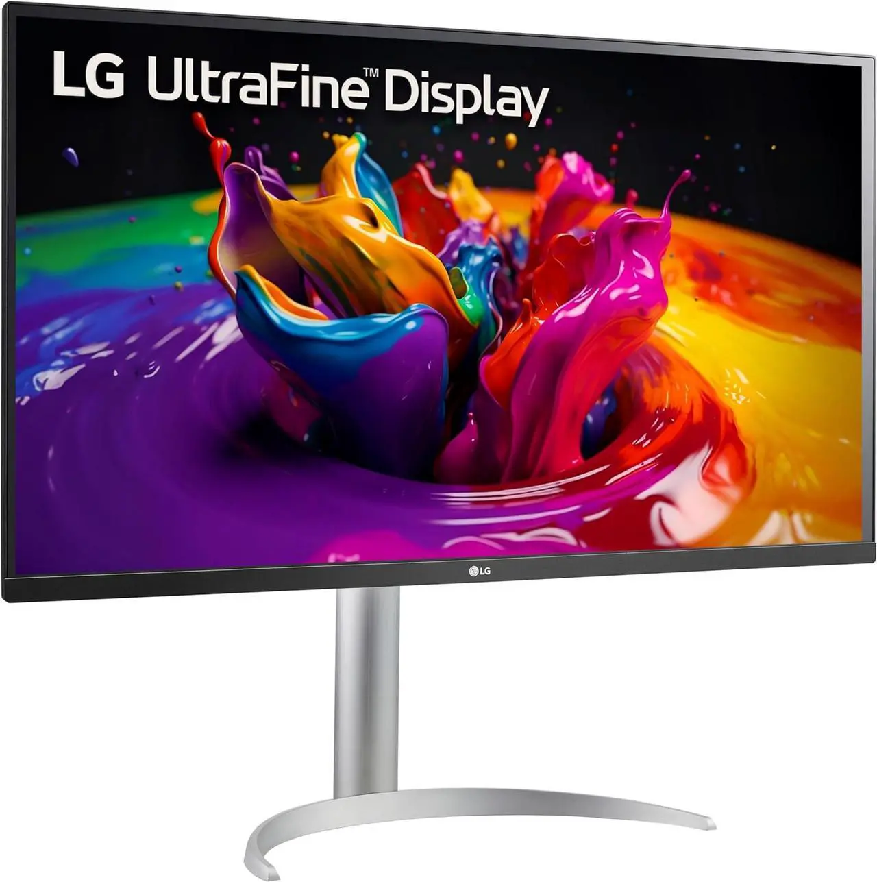 Alt view image 2 of 7 - LG 32" 60 Hz IPS Monitor 5ms (GtG at Faster) 3840 x 2160 (4K) DCI-P3 95% (CIE1976) Flat Panel 32UP83AK-W