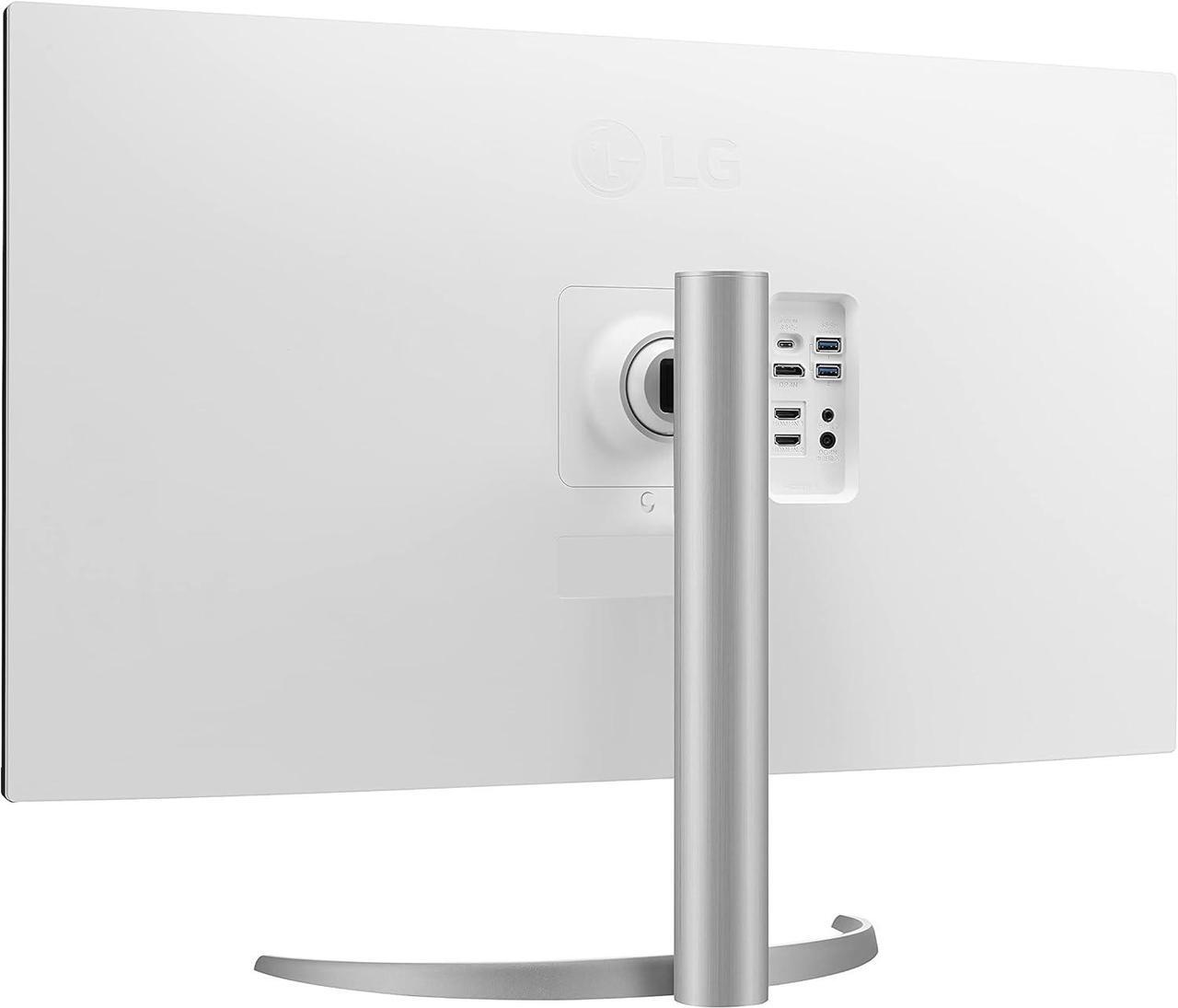 Alt view image 7 of 7 - LG 32" 60 Hz IPS Monitor 5ms (GtG at Faster) 3840 x 2160 (4K) DCI-P3 95% (CIE1976) Flat Panel 32UP83AK-W