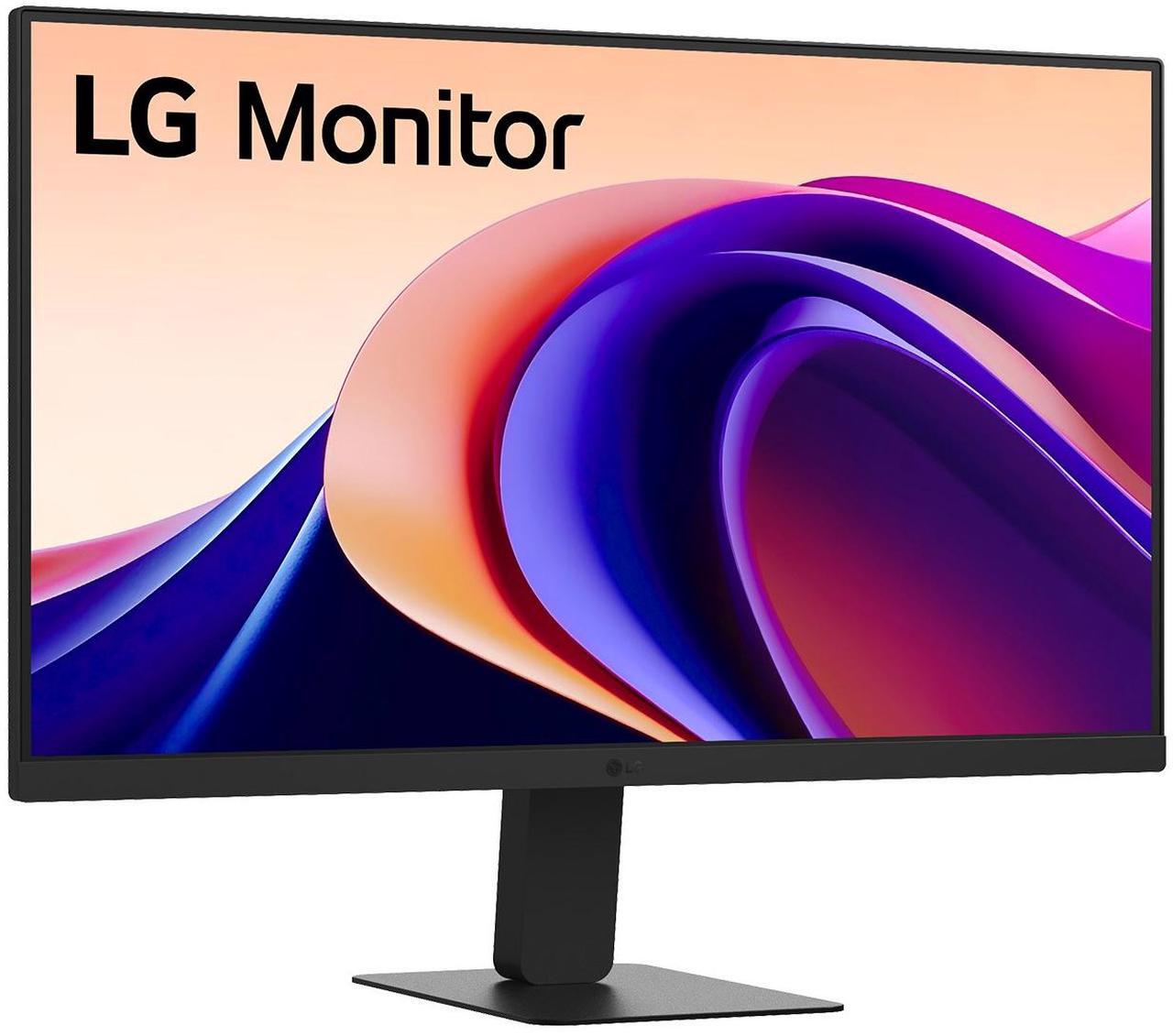 Alt view image 3 of 14 - LG 24U631A-B 27" QHD (2560x1440) IPS Monitor, 100Hz Refresh Rate, 5ms (GtG) Response Time, sRGB 99%, HDR10, USB-C, HDMI, Tilt Adjustable, Black