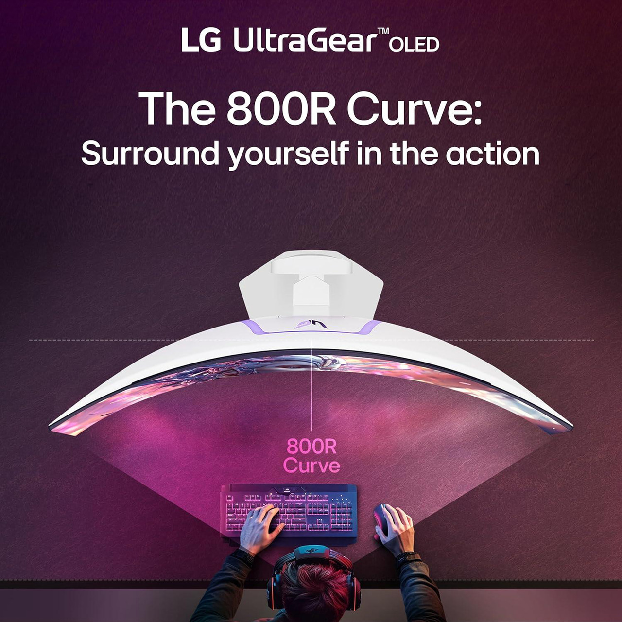 Open Box: LG UltraGear 39" WQHD 2K 1440P 240Hz FreeSync Premium & G-Sync Compatible 0.03ms HDR400 USB-C Built-in Speakers white Curved Gaming Computer Monitor Height Adjustable, Swivel & Tilt Stand 39GX90SA-W - Newegg.com - Open Box condition - Image 31