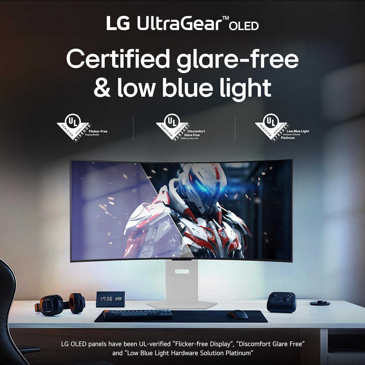 Open Box: LG UltraGear 39" WQHD 2K 1440P 240Hz FreeSync Premium & G-Sync Compatible 0.03ms HDR400 USB-C Built-in Speakers white Curved Gaming Computer Monitor Height Adjustable, Swivel & Tilt Stand 39GX90SA-W - Newegg.com - Open Box condition - Image 32