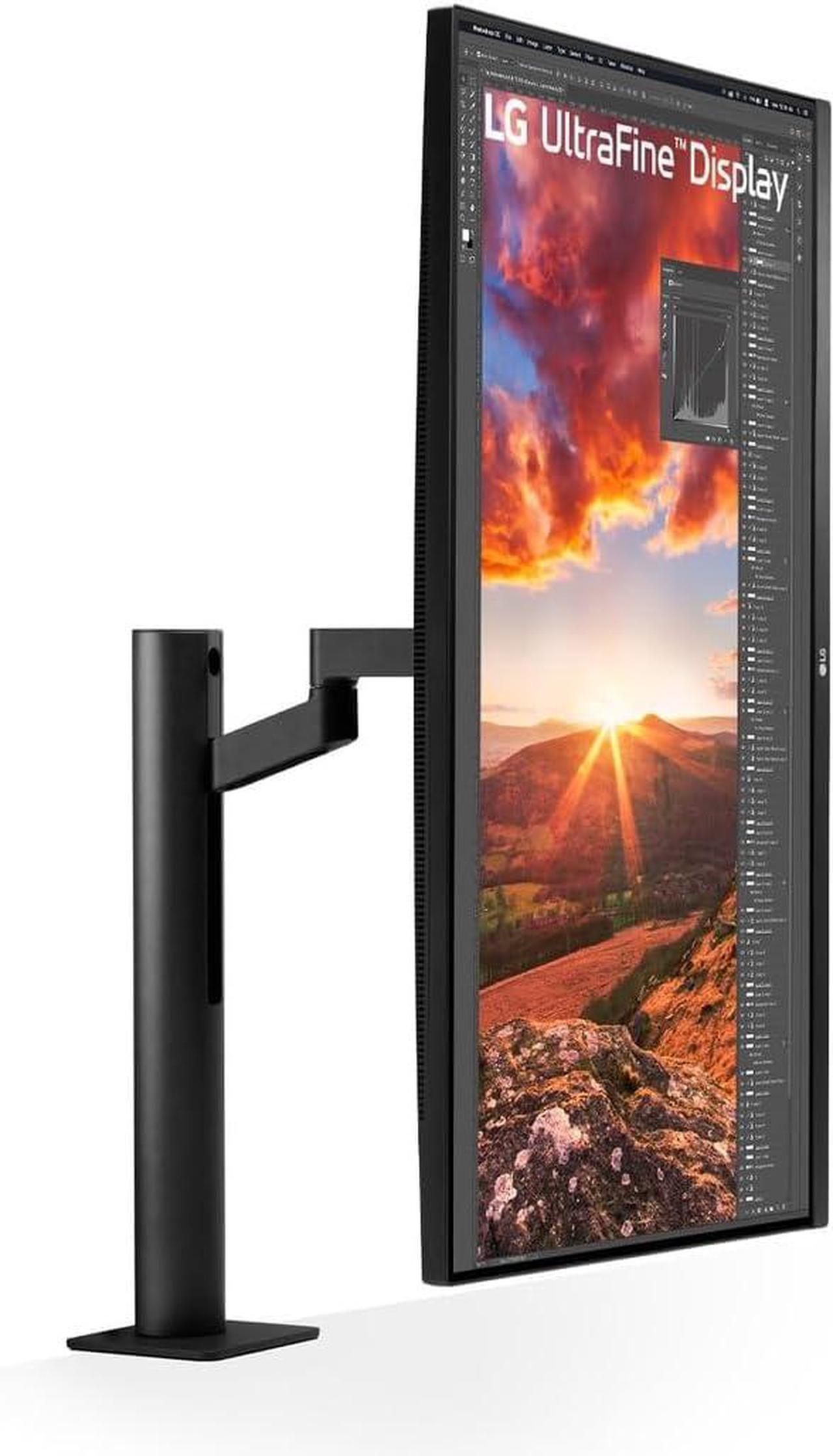 Alt view image 2 of 9 - LG 31.5" 60 Hz IPS 4K Ergo Monitor 5ms (GtG at Faster) DCI-P3 95% (CIE1976) Flat Panel UltraFine 32UN880K-B