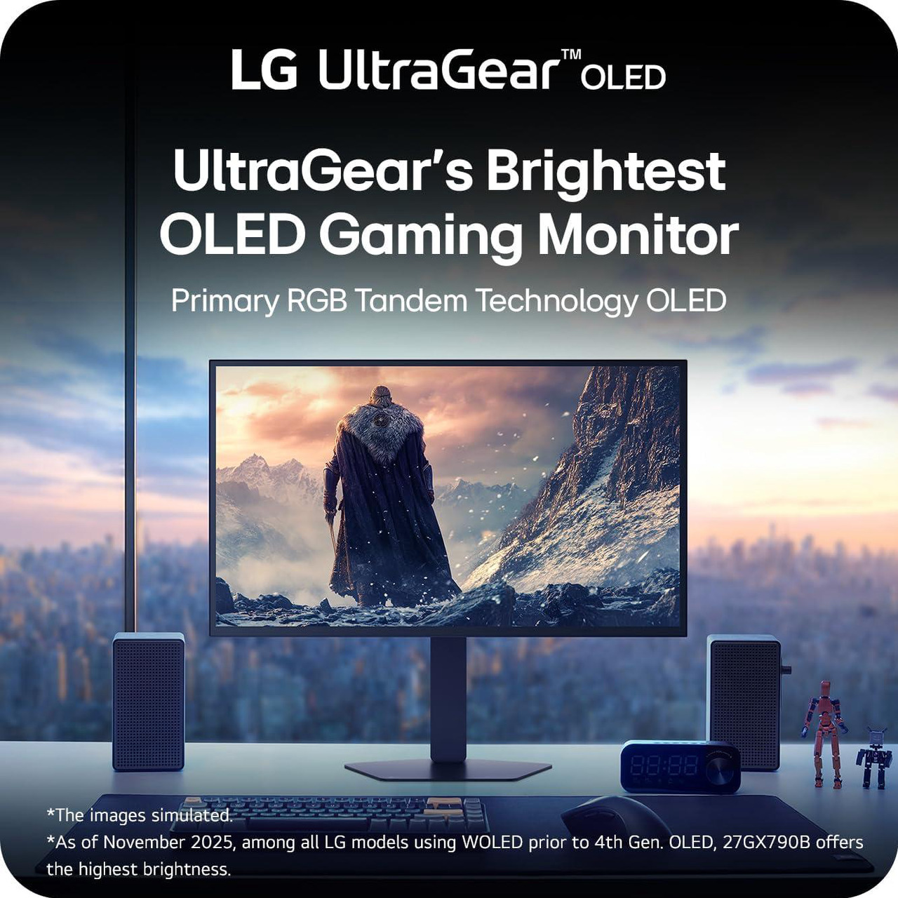 Open Box: LG UltraGear 27 inch Dual mode QHD 2K 1440P 540Hz Full HD 720Hz FreeSync Premium Pro & G-Sync Compatible USB-C Built-in Speaker OLED Gaming Computer Monitor w Height Adjustable, Swivel, Pivot Stand - Newegg.com - Open Box condition - Image 21