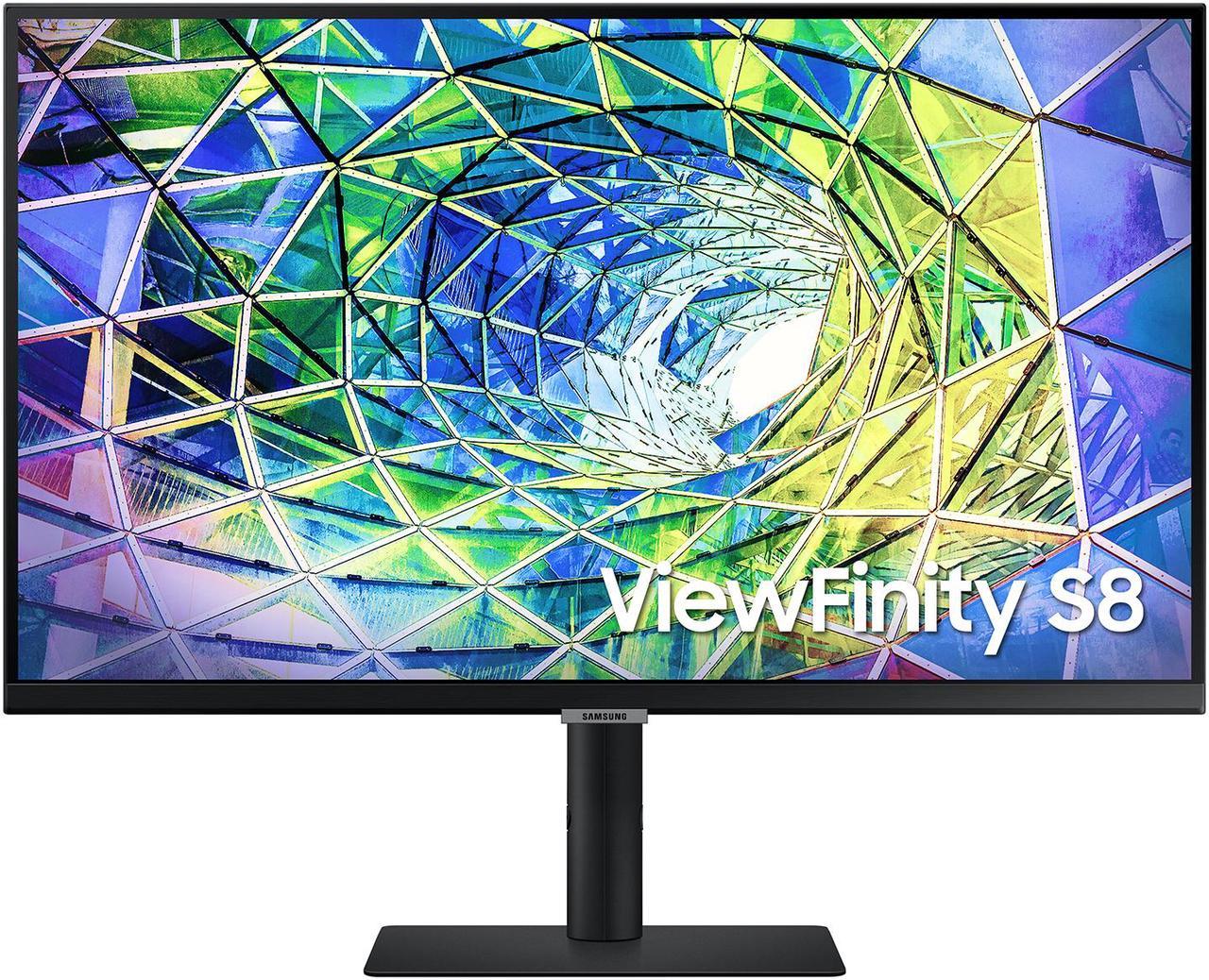 SAMSUNG ViewFinity S80UA LS27A804UJNXGO 27" UHD 3840 x 2160 (4K) 60 Hz HDMI, DisplayPort, USB Flat Panel Monitor