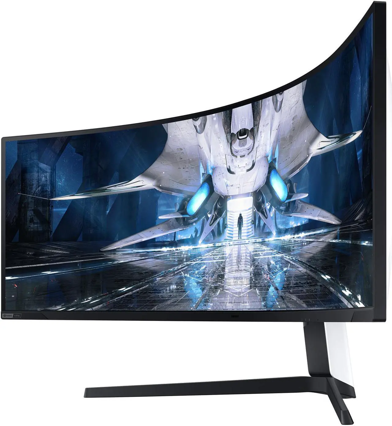 Alt view image 7 of 17 - Samsung Odyssey Neo G9 49" LS49AG952NNXZA 5120 x 1440 (2K) 240Hz 1ms (GTG) FreeSync Premium Pro G-Sync Compatible, DisplayPort HDMI, Height Adjust VESA Tilt Swivel Curved Gaming Monitor