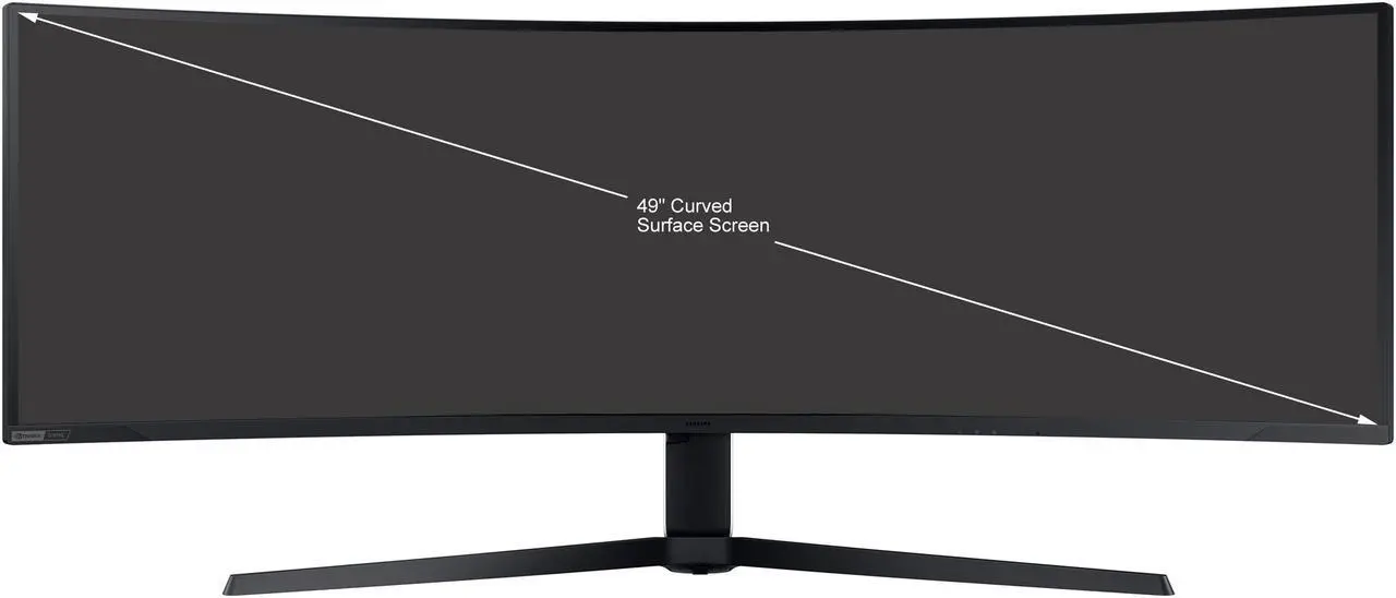 Alt view image 6 of 17 - Samsung Odyssey Neo G9 49" LS49AG952NNXZA 5120 x 1440 (2K) 240Hz 1ms (GTG) FreeSync Premium Pro G-Sync Compatible, DisplayPort HDMI, Height Adjust VESA Tilt Swivel Curved Gaming Monitor