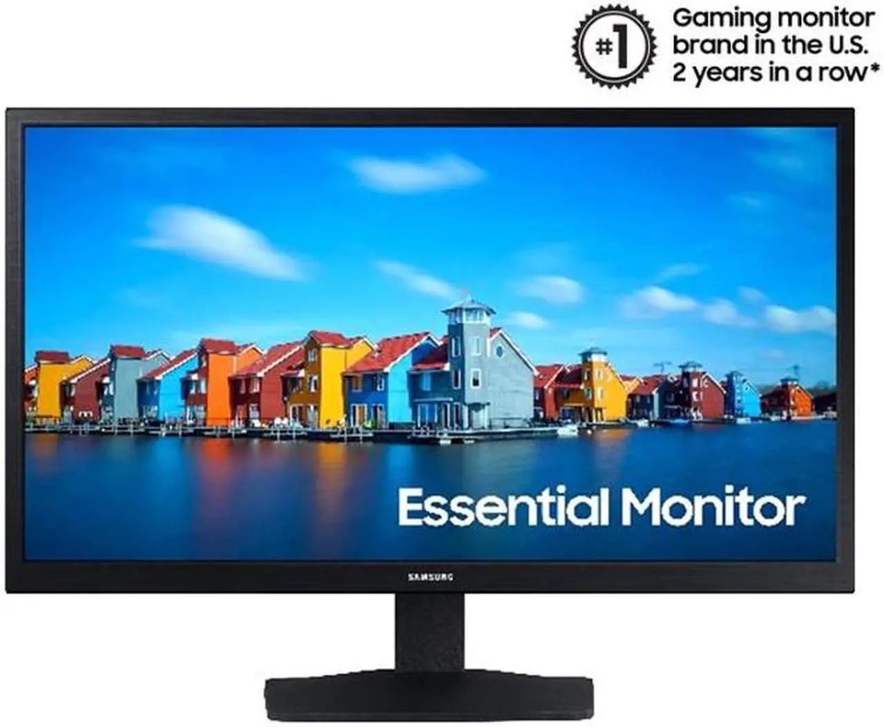 Alt view image 2 of 9 - SAMSUNG 24" 60 Hz VA FHD Monitor 5 ms D-Sub, HDMI Flat Panel S33A Series LS24A336NHNXZA