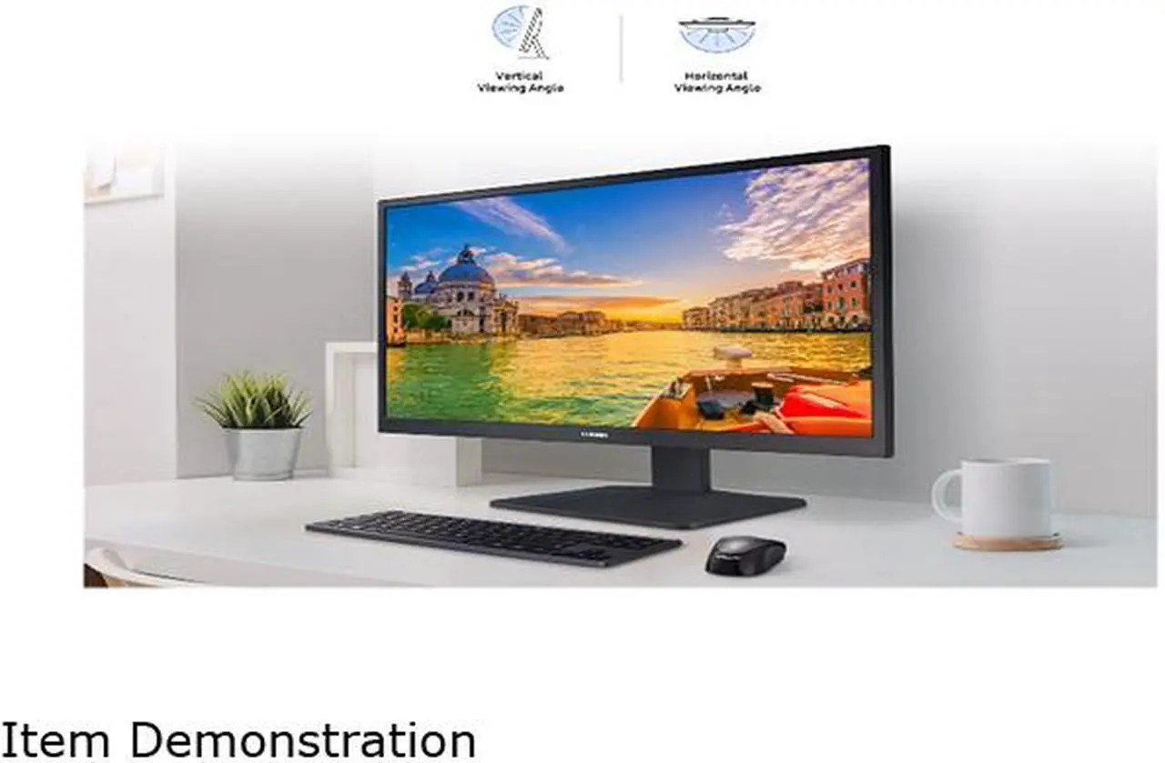 Alt view image 8 of 9 - SAMSUNG 24" 60 Hz VA FHD Monitor 5 ms D-Sub, HDMI Flat Panel S33A Series LS24A336NHNXZA