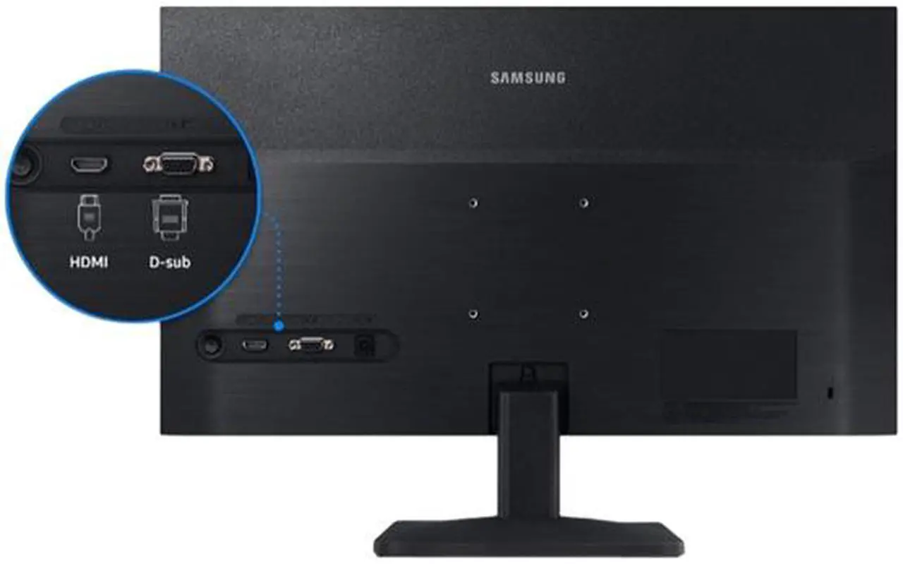 Alt view image 6 of 9 - SAMSUNG 24" 60 Hz VA FHD Monitor 5 ms D-Sub, HDMI Flat Panel S33A Series LS24A336NHNXZA