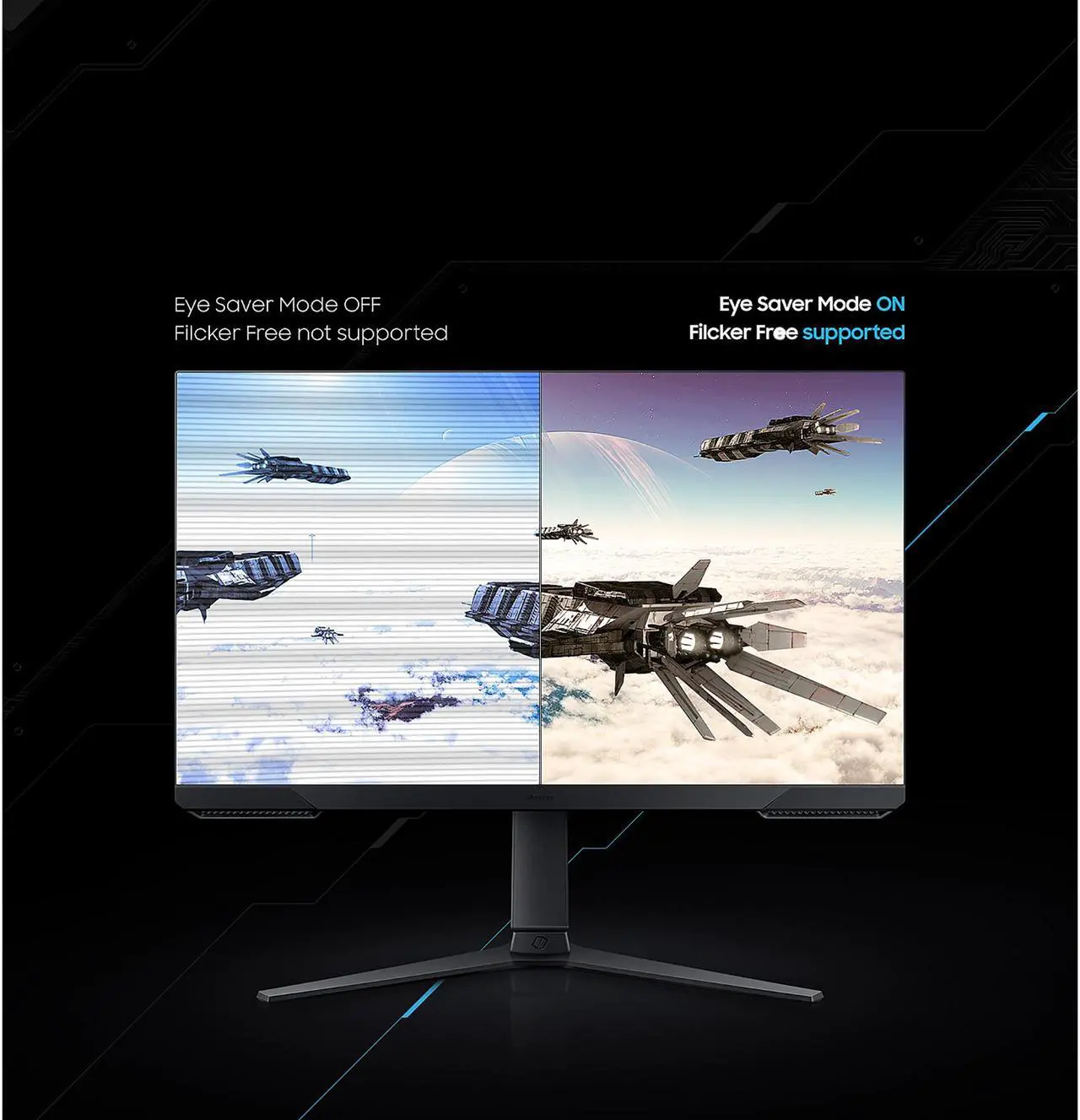 Alt view image 20 of 20 - SAMSUNG 24" 165 Hz (Max) VA FHD Gaming Monitor FreeSync Premium (AMD Adaptive Sync) 72% NTSC HDMI, DisplayPort, Audio Odyssey G32A LS24AG320NNXZA