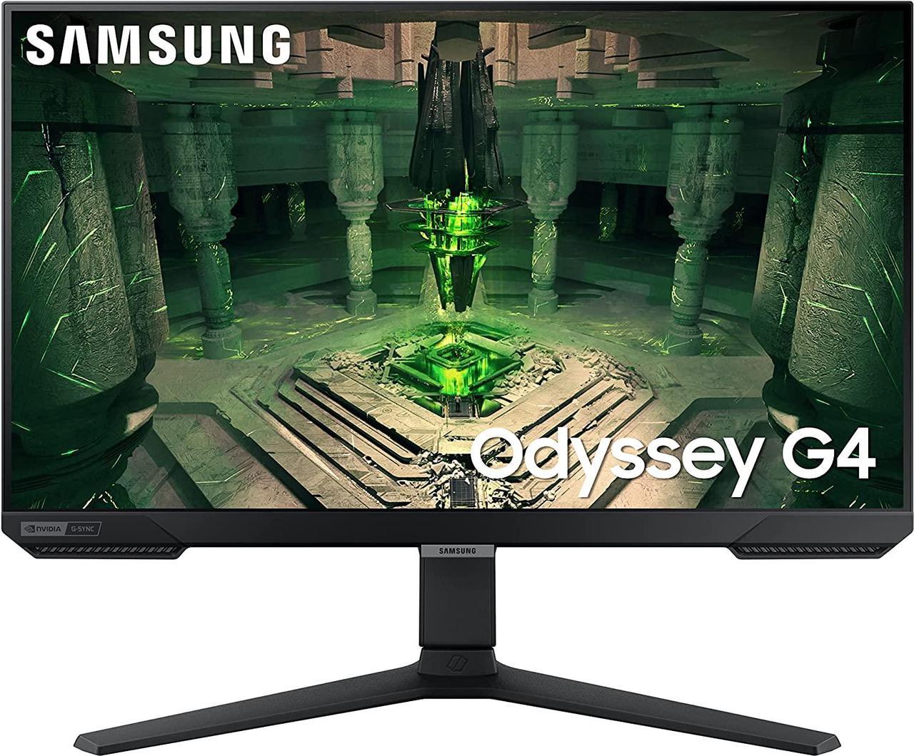 SAMSUNG Odyssey LS25BG402ENXGO G40B 25" FHD Gaming Monitor, IPS, 240Hz, 1ms, G-Sync Compatible, AMD FreeSync Premium, HDR10, Ultrawide Game View, DisplayPort, HDMI, Fully Adjustable Stand