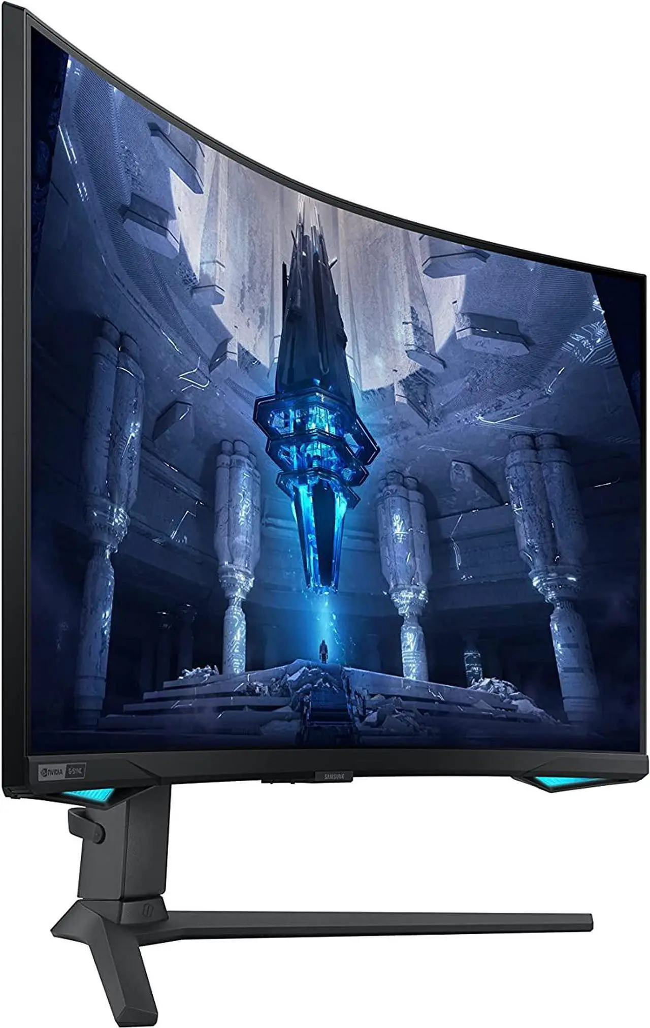 Alt view image 9 of 20 - SAMSUNG 32" 165 Hz VA UHD Gaming Monitor FreeSync Premium Pro (AMD Adaptive Sync) DCI-P3 95% HDMI, DisplayPort, USB, Audio Odyssey Neo G7 LS32BG752NNXGO
