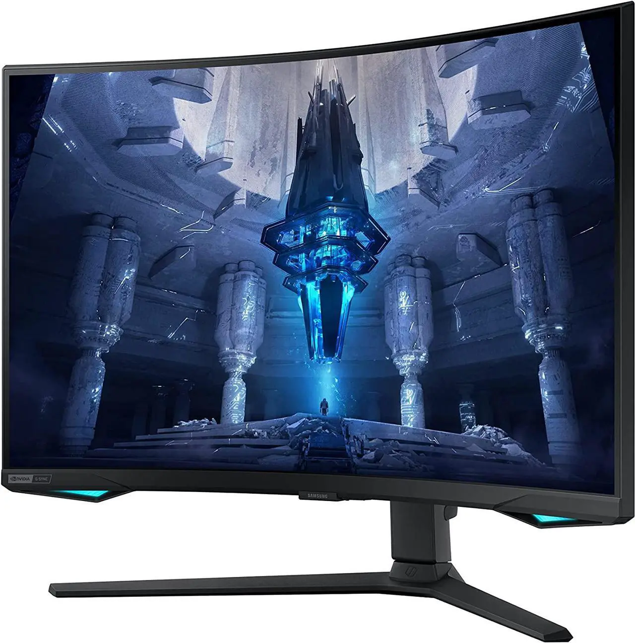 Alt view image 6 of 20 - SAMSUNG 32" 165 Hz VA UHD Gaming Monitor FreeSync Premium Pro (AMD Adaptive Sync) DCI-P3 95% HDMI, DisplayPort, USB, Audio Odyssey Neo G7 LS32BG752NNXGO
