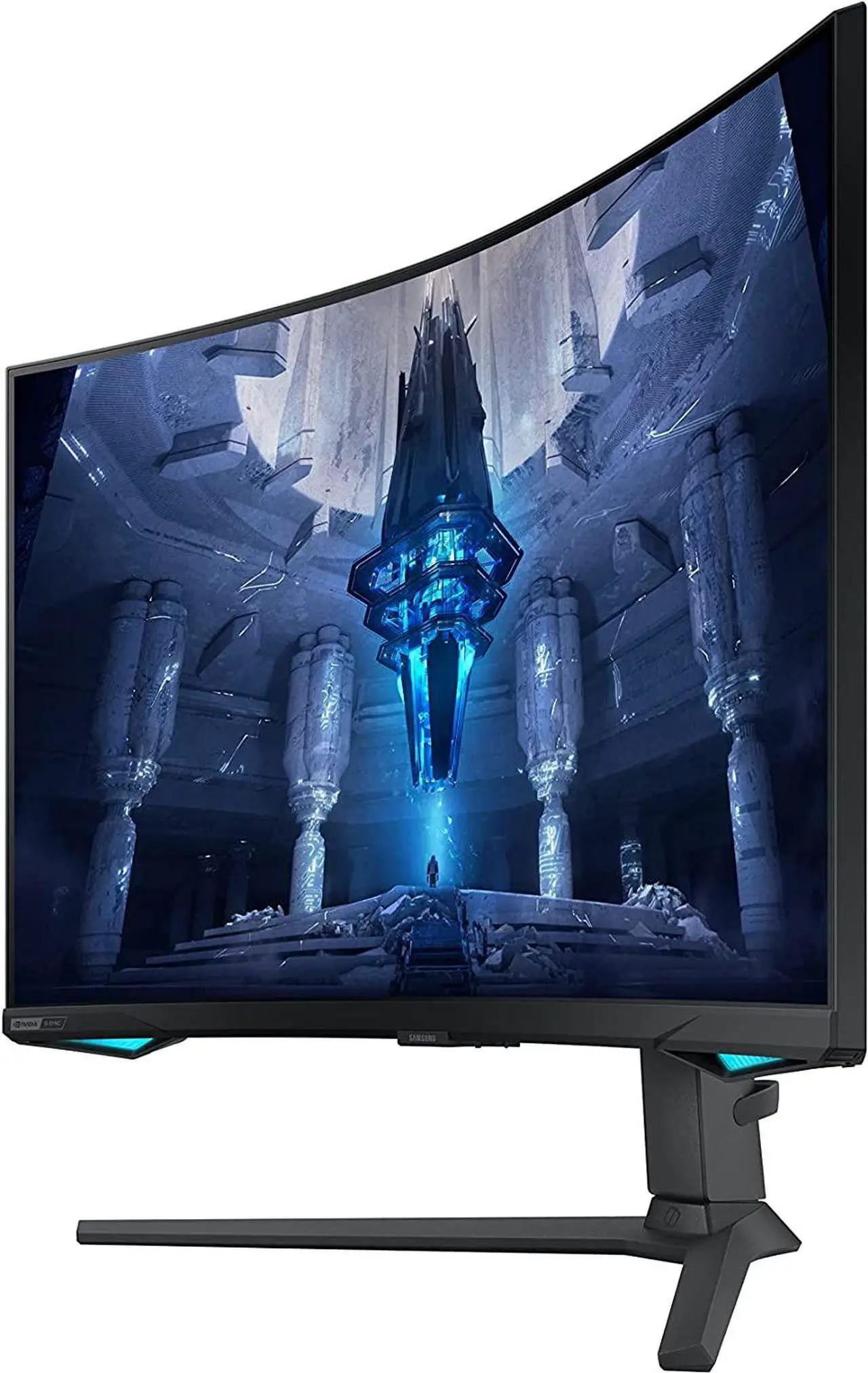 Alt view image 8 of 20 - SAMSUNG 32" 165 Hz VA UHD Gaming Monitor FreeSync Premium Pro (AMD Adaptive Sync) DCI-P3 95% HDMI, DisplayPort, USB, Audio Odyssey Neo G7 LS32BG752NNXGO