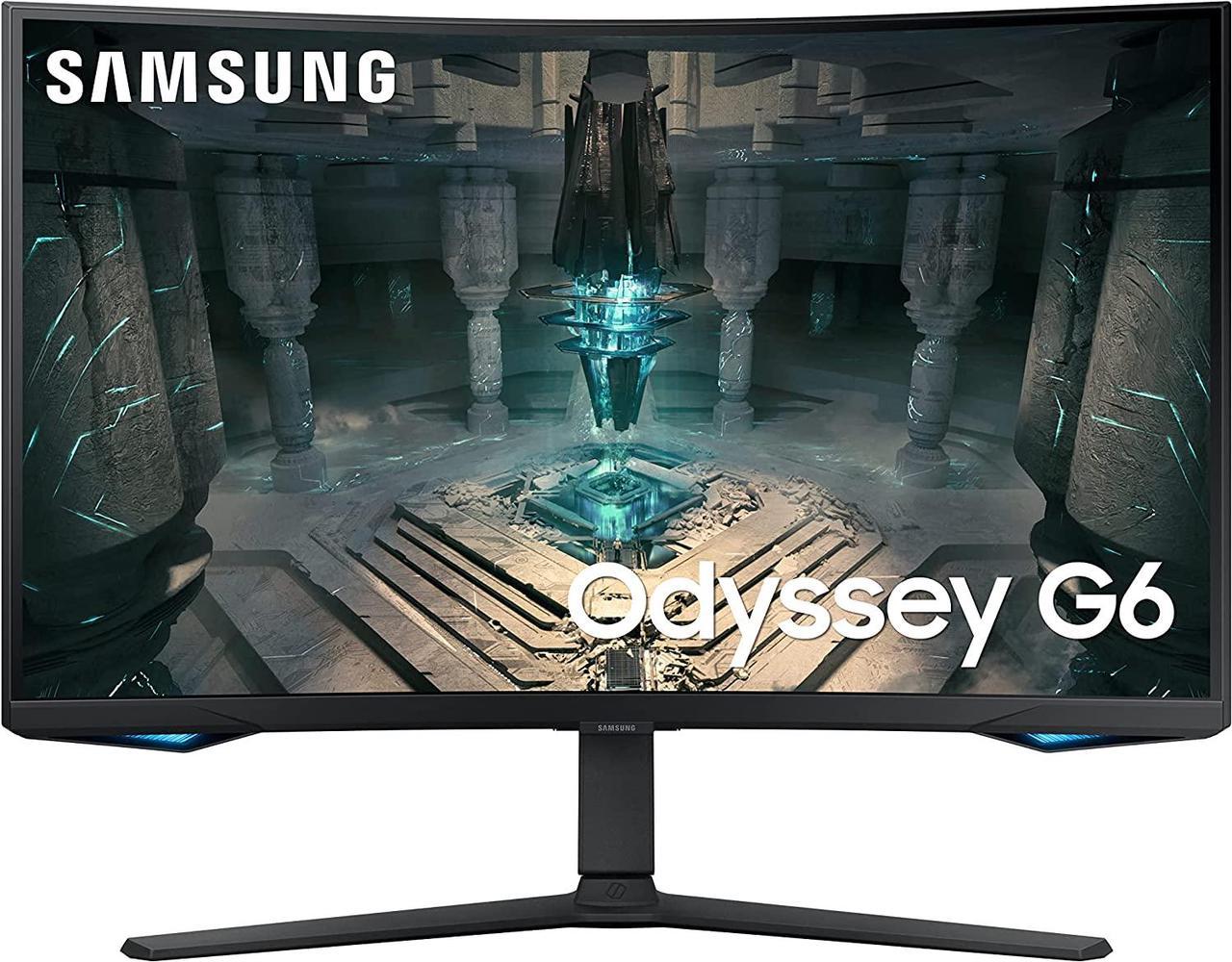 SAMSUNG Odyssey LS32BG652ENXGO 32" WQHD 2560 x 1440 (2K) 240 Hz FreeSync Premium Pro (AMD Adaptive Sync) Built-in Speakers Curved Gaming Monitor