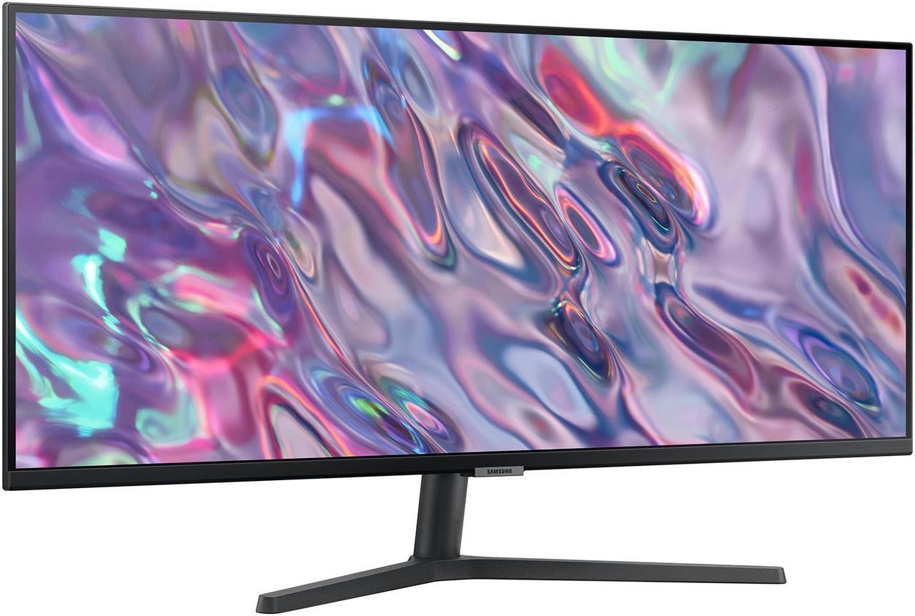 Alt view image 3 of 6 - SAMSUNG VIEWFINITY S5 34"  2K 3440 x 1440 WQHD 100Hz FreeSync HDR10, 21:9 Monitor for work and gaming LS34C502GANXZ