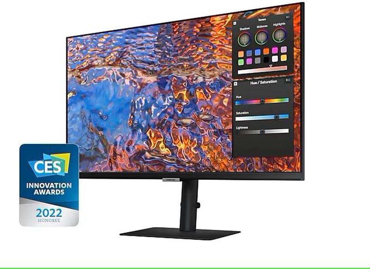 SAMSUNG 32" 60 Hz IPS Monitor 5 ms NA 3840 x 2160 (4K) 98% DCI-P3 Flat Panel ViewFinity S8 LS32B806PXNXGO