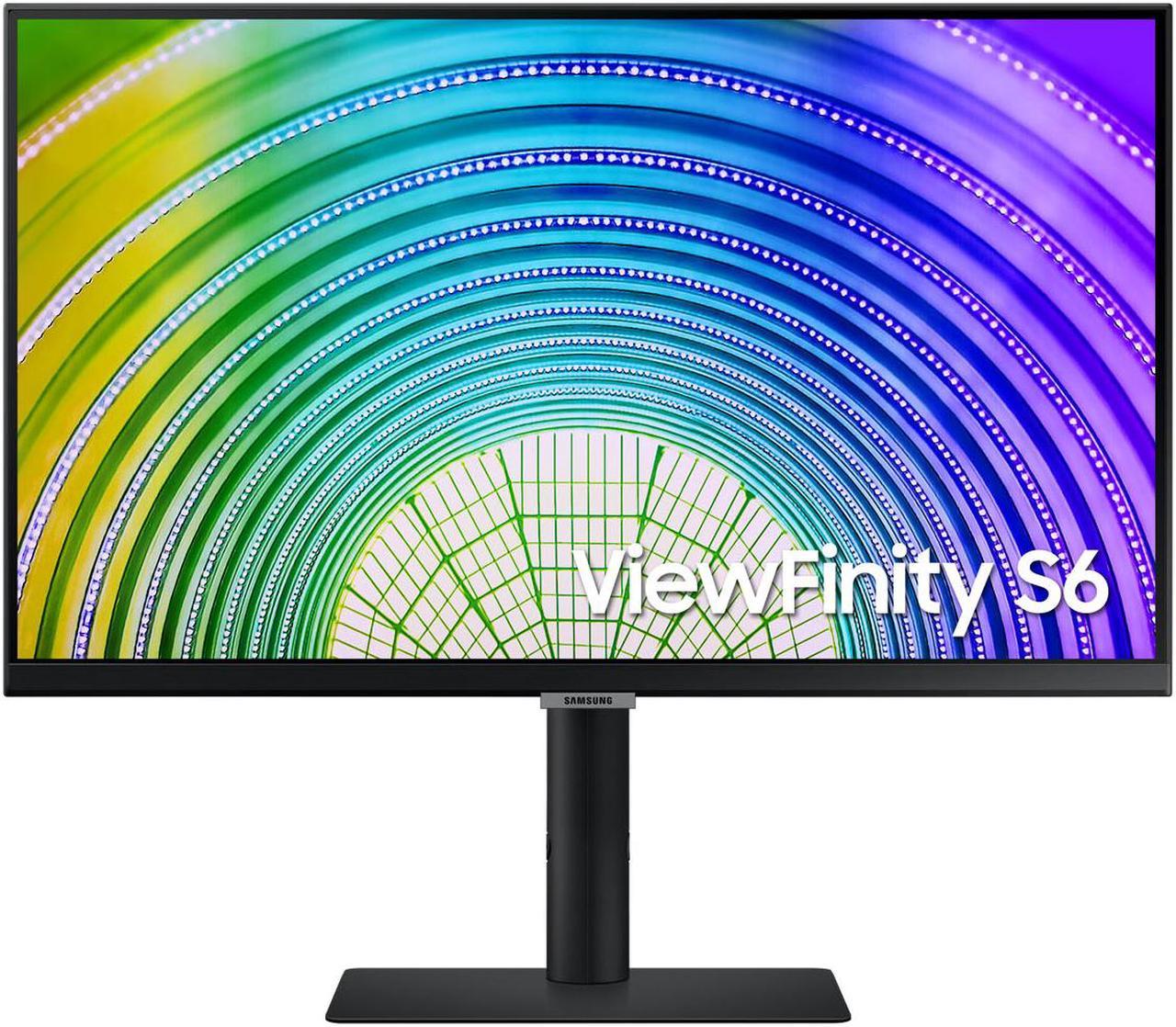 Samsung LS24A600UCNXGO 24" S60UA Series 2560 x 1440 75Hz QHD High Resolution Monitor