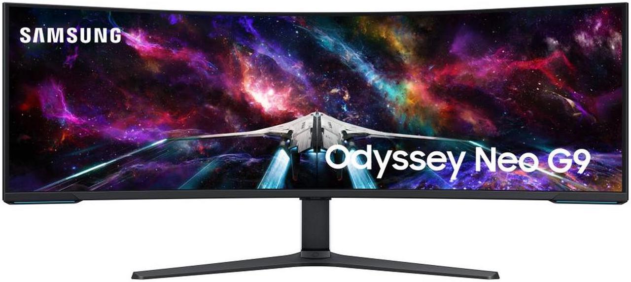 Samsung 57" Odyssey Neo G9 Dual 4K UHD Quantum Mini-LED 240Hz 1ms(GtG) HDR 1000 Curved Gaming Monitor