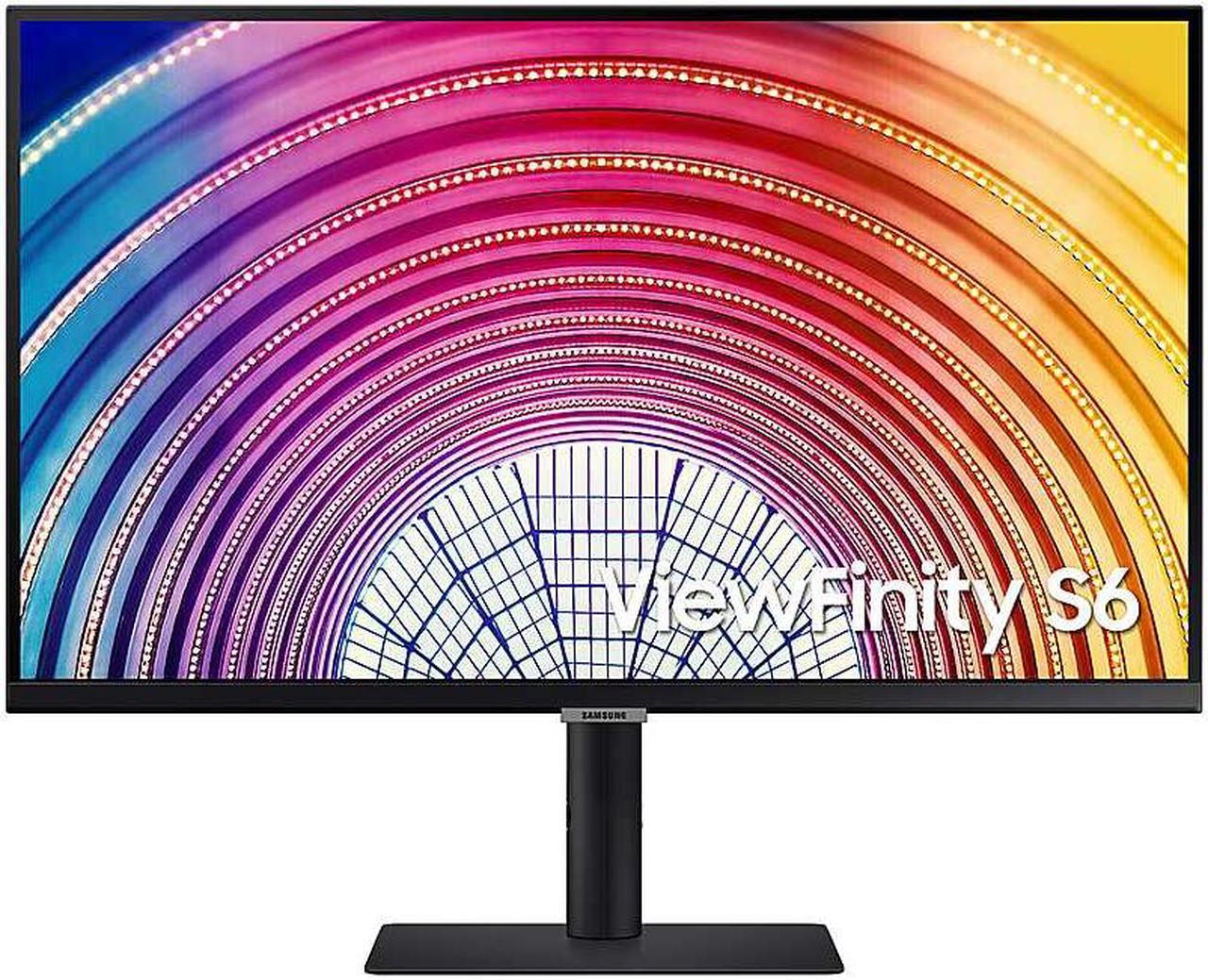 SAMSUNG ViewFinity 27" QHD 2560 x 1440 (2K) - 75Hz HDR10 - HDMI, DisplayPort, USB - AMD FreeSync Monitor - S27A600NAN