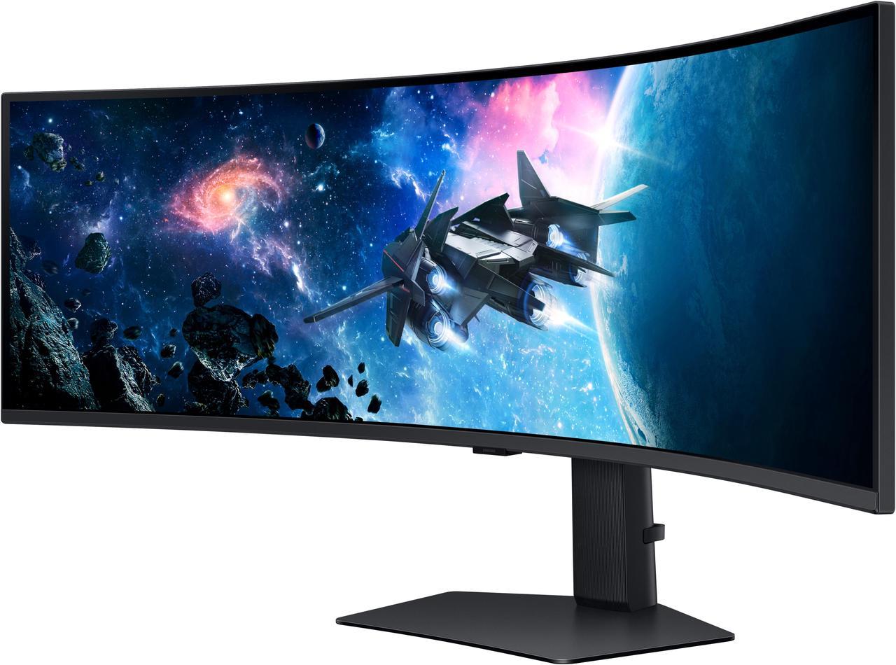 Alt view image 6 of 19 - SAMSUNG 49-Inch Odyssey G9 Series DQHD 1000R Curved Gaming Monitor, 1ms(GtG), VESA DisplayHDR 1000, 240Hz, AMD FreeSync Premium Pro, Height Adjustable Stand, LS49CG954ENXZ