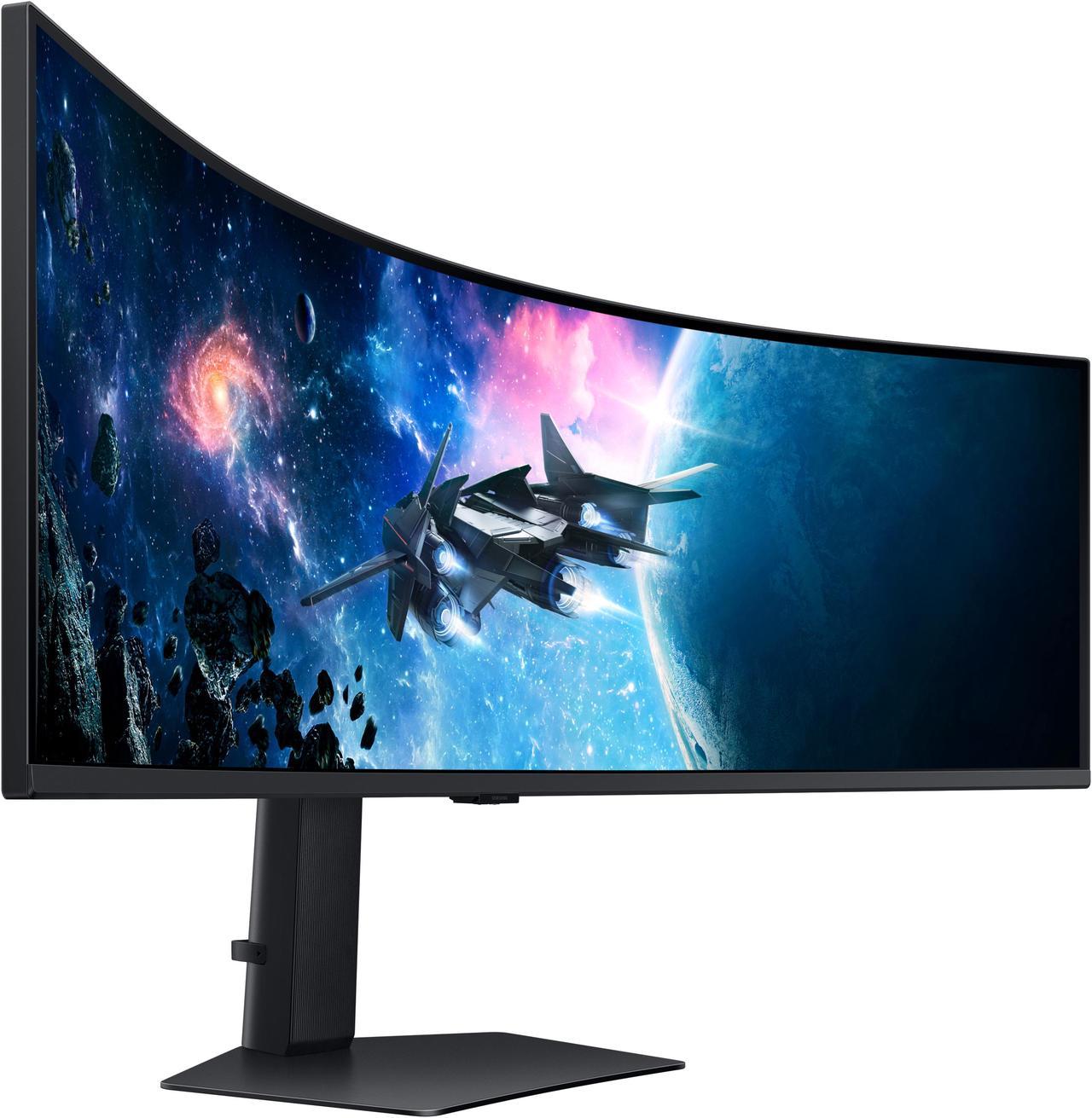 Alt view image 8 of 19 - SAMSUNG 49-Inch Odyssey G9 Series DQHD 1000R Curved Gaming Monitor, 1ms(GtG), VESA DisplayHDR 1000, 240Hz, AMD FreeSync Premium Pro, Height Adjustable Stand, LS49CG954ENXZ