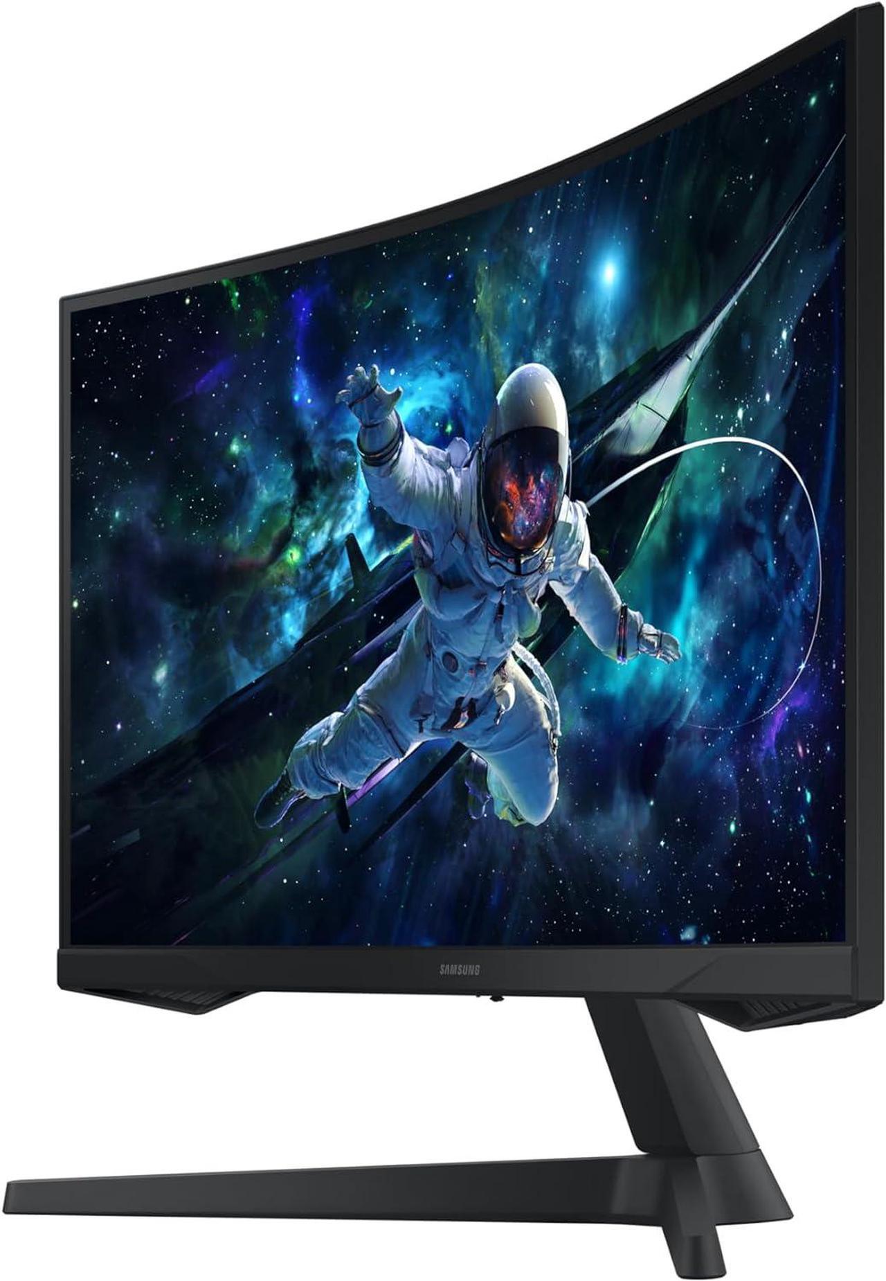 Alt view image 6 of 8 - SAMSUNG 27-Inch Odyssey G55C Series QHD 1000R Curved Gaming Monitor, 1ms(MPRT), HDR10, 165Hz, AMD Radeon FreeSync, Eye Care, LS27CG552ENXZA