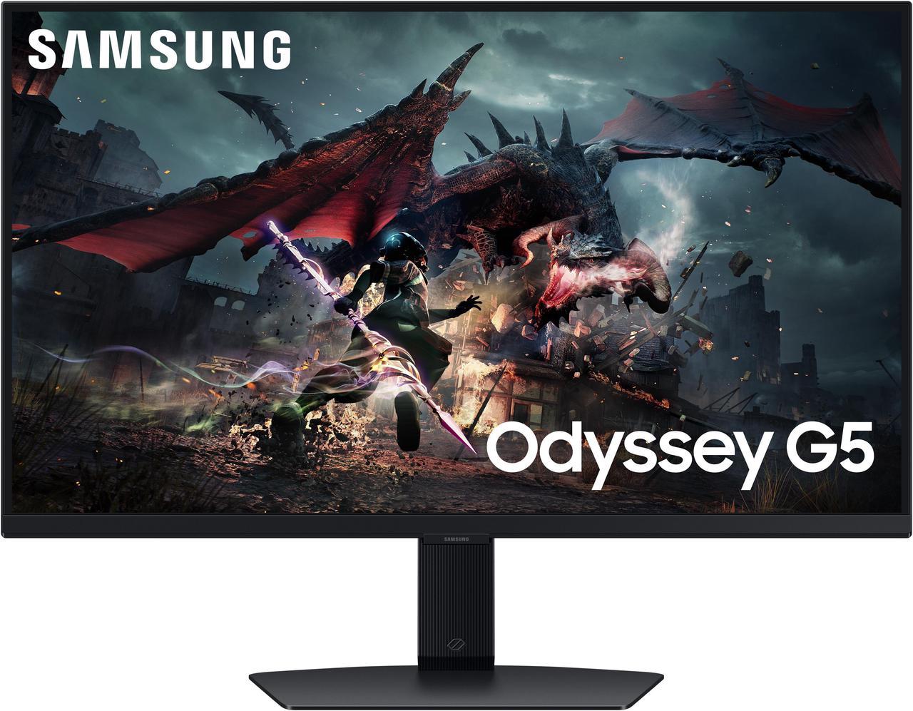 SAMSUNG 32" 180 Hz Fast IPS QHD Gaming Monitor FreeSync (AMD Adaptive Sync) 2560 x 1440 (2K) sRGB 99% Odyssey G50D LS32DG500ENXZA