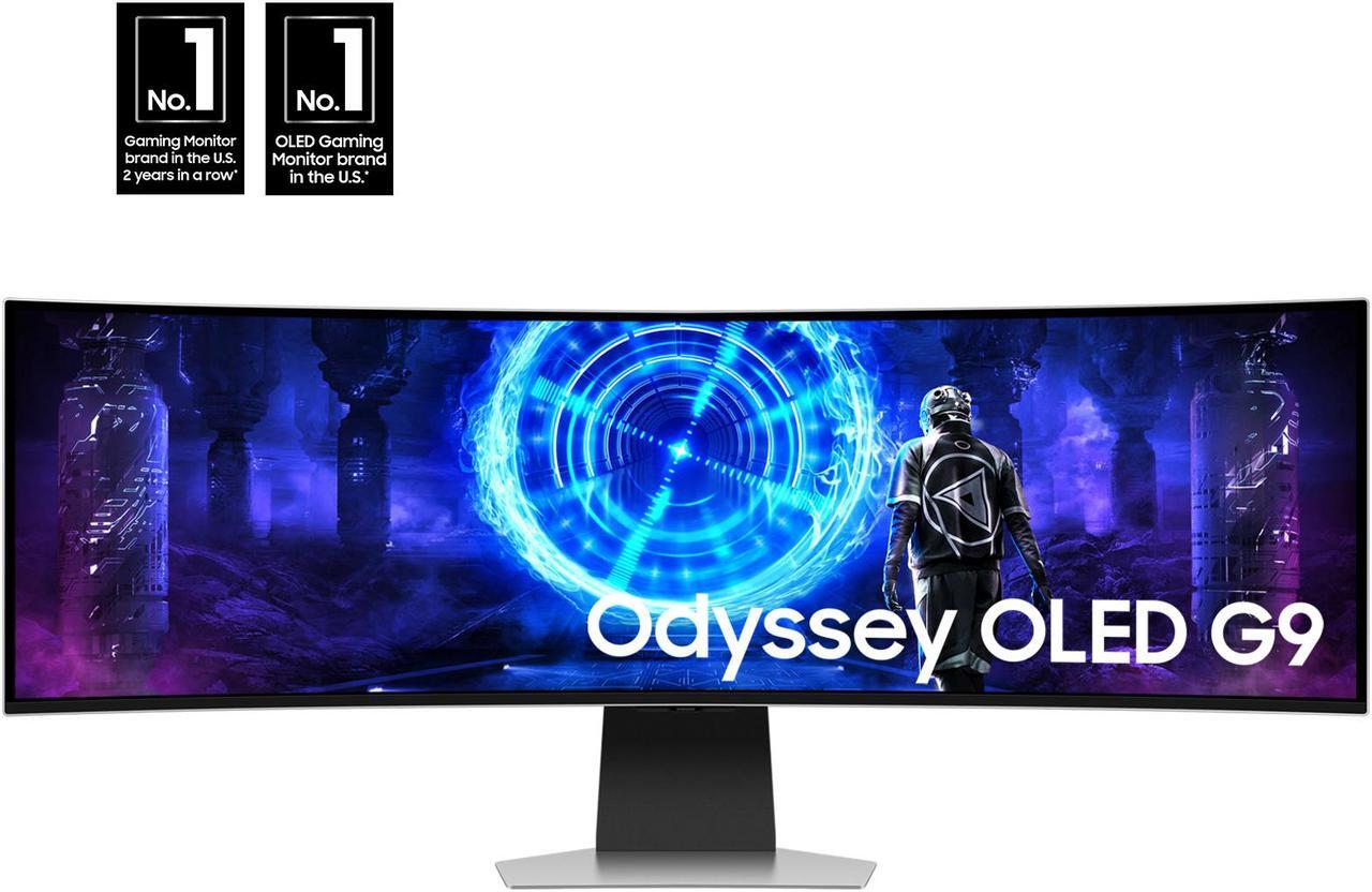 Main image of SAMSUNG 49" 240 Hz OLED DQHD Gaming Monitor FreeSync Premium Pro & G-Sync Compatible 99% DCI-P3 (CIE1976) G95SD LS49DG956SNXGO