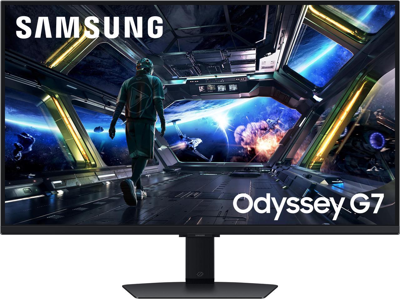Alt view image 2 of 18 - Samsung 32" Odyssey G7 (G70D) 4K UHD IPS 144Hz 1ms(GtG) Smart Gaming Monitor - LS32DG702ENXZA