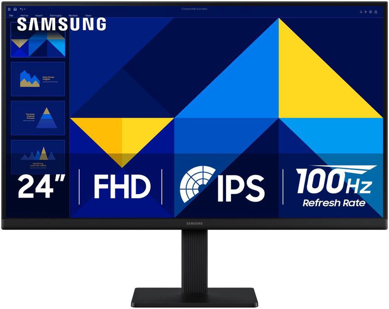 Main image of SAMSUNG 24" 100 Hz IPS FHD Monitor 5 ms Flat Panel S30GD LS24D300GANXZA