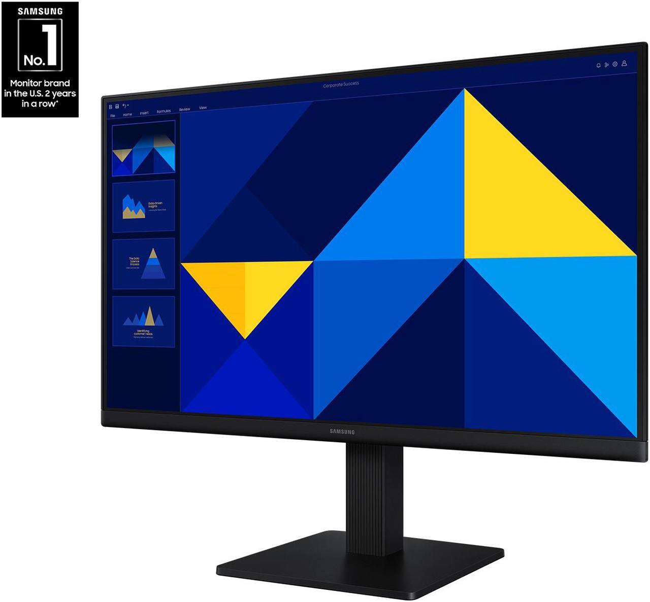 Alt view image 4 of 13 - SAMSUNG 24" 100 Hz IPS FHD Monitor 5 ms Flat Panel S30GD LS24D300GANXZA