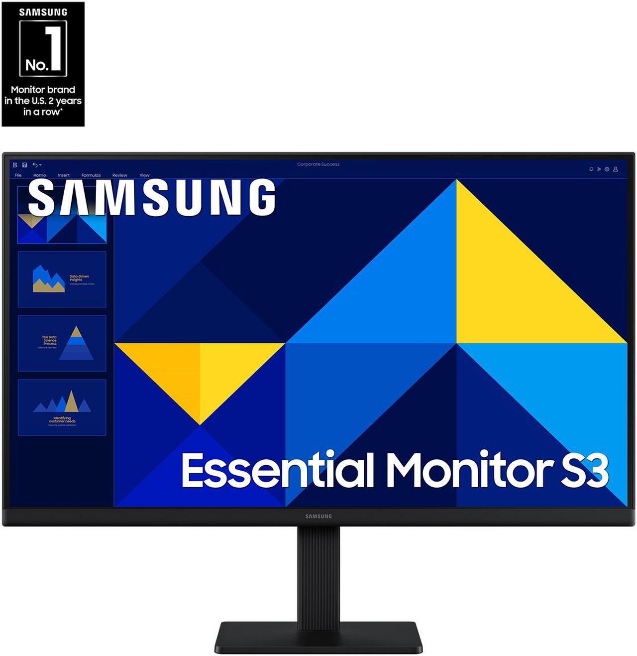 Alt view image 5 of 13 - SAMSUNG 24" 100 Hz IPS FHD Monitor 5 ms Flat Panel S30GD LS24D300GANXZA