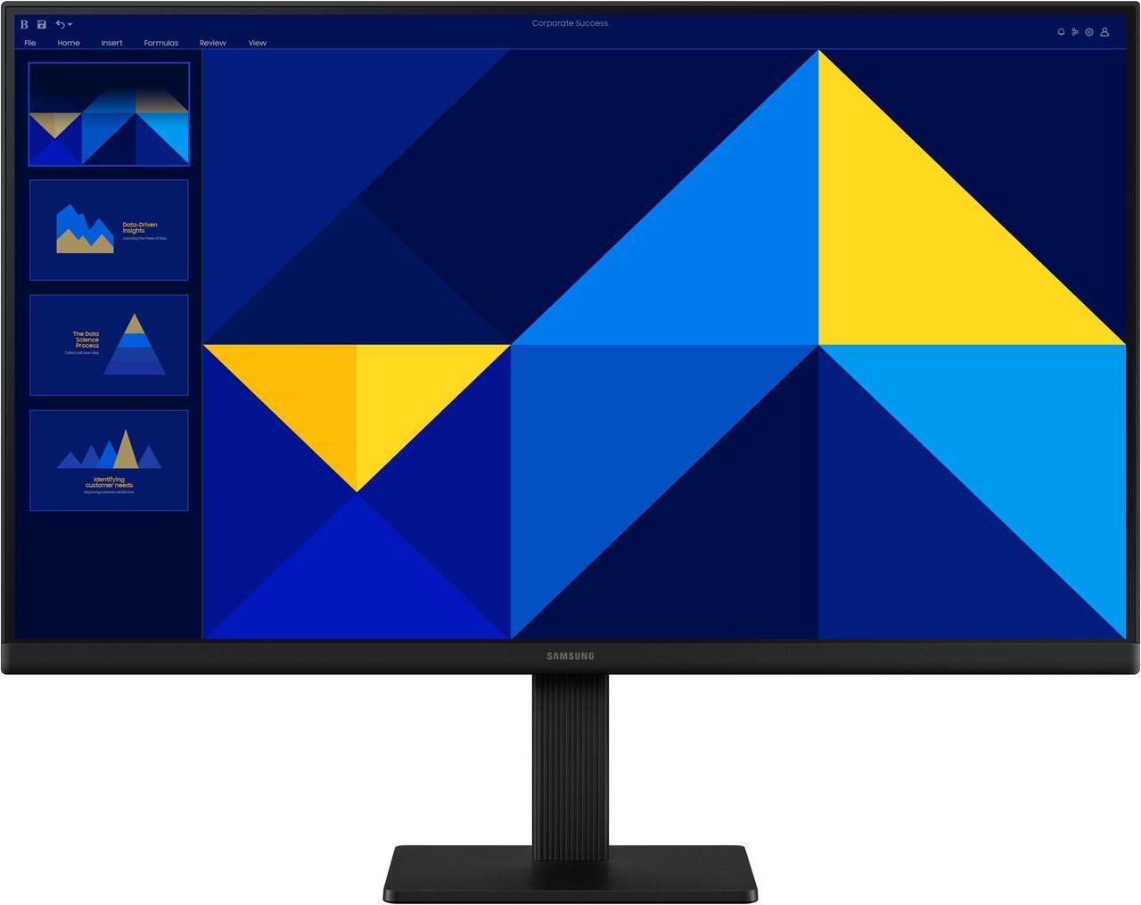 Alt view image 2 of 13 - SAMSUNG 24" 100 Hz IPS FHD Monitor 5 ms Flat Panel S30GD LS24D300GANXZA