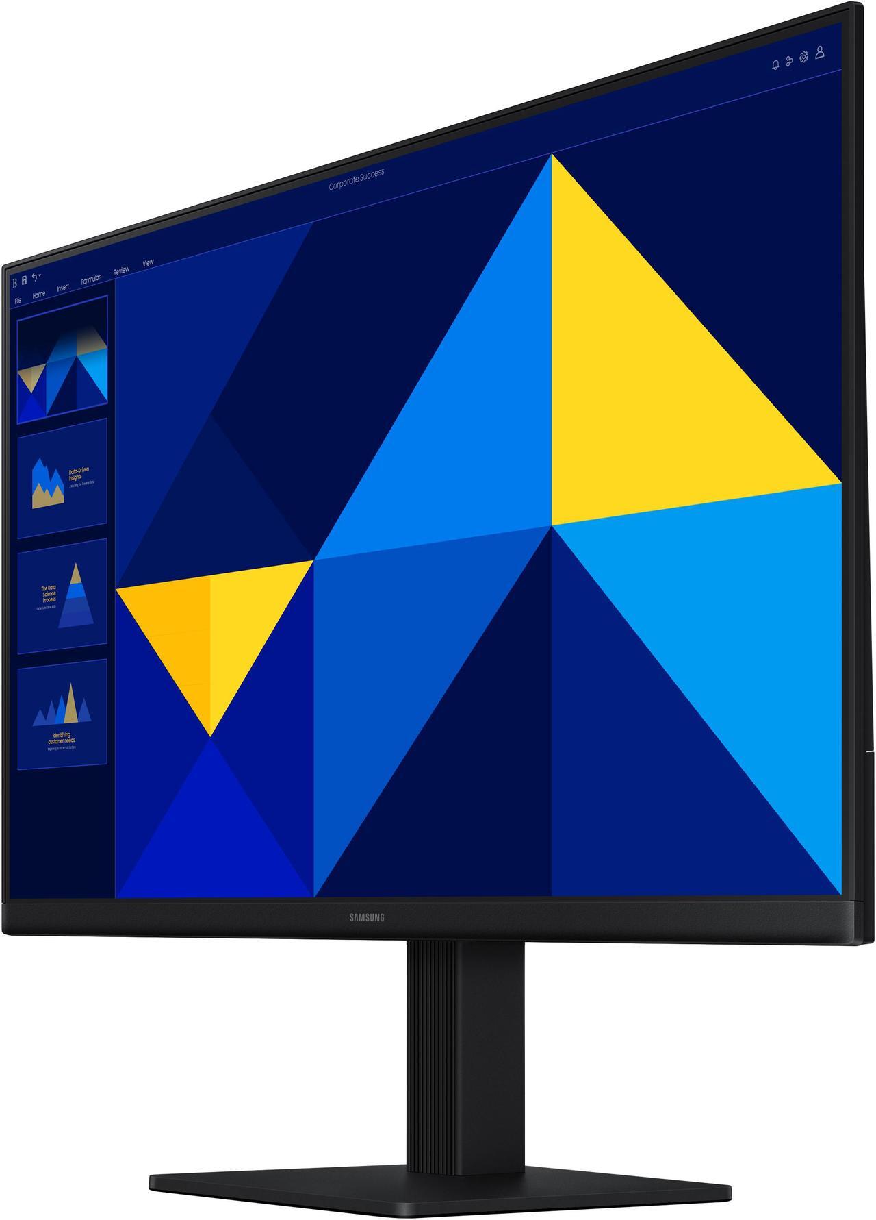 Alt view image 7 of 13 - SAMSUNG 24" 100 Hz IPS FHD Monitor 5 ms Flat Panel S30GD LS24D300GANXZA
