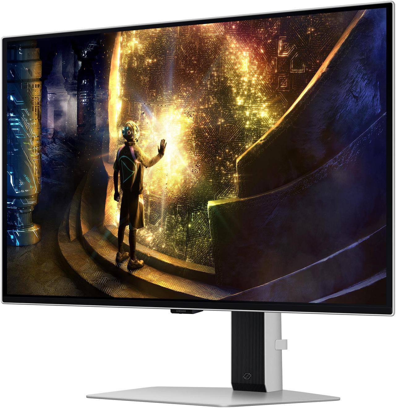 Alt view image 5 of 16 - Samsung 27" Odyssey OLED G6 (G61SD) QHD 240Hz 0.03ms FreeSync Premium Pro Gaming Monitor with Sleek Metal Design - LS27DG610SNXZA
