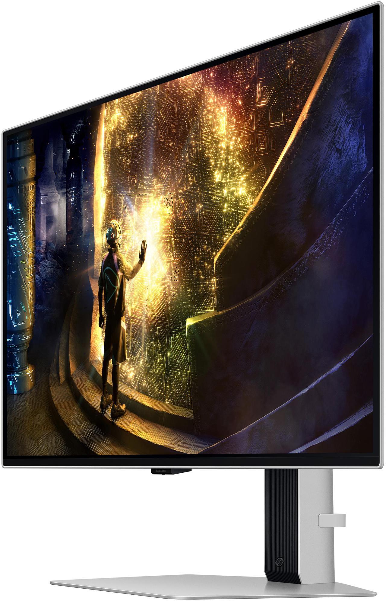 Alt view image 16 of 16 - Samsung 27" Odyssey OLED G6 (G61SD) QHD 240Hz 0.03ms FreeSync Premium Pro Gaming Monitor with Sleek Metal Design - LS27DG610SNXZA
