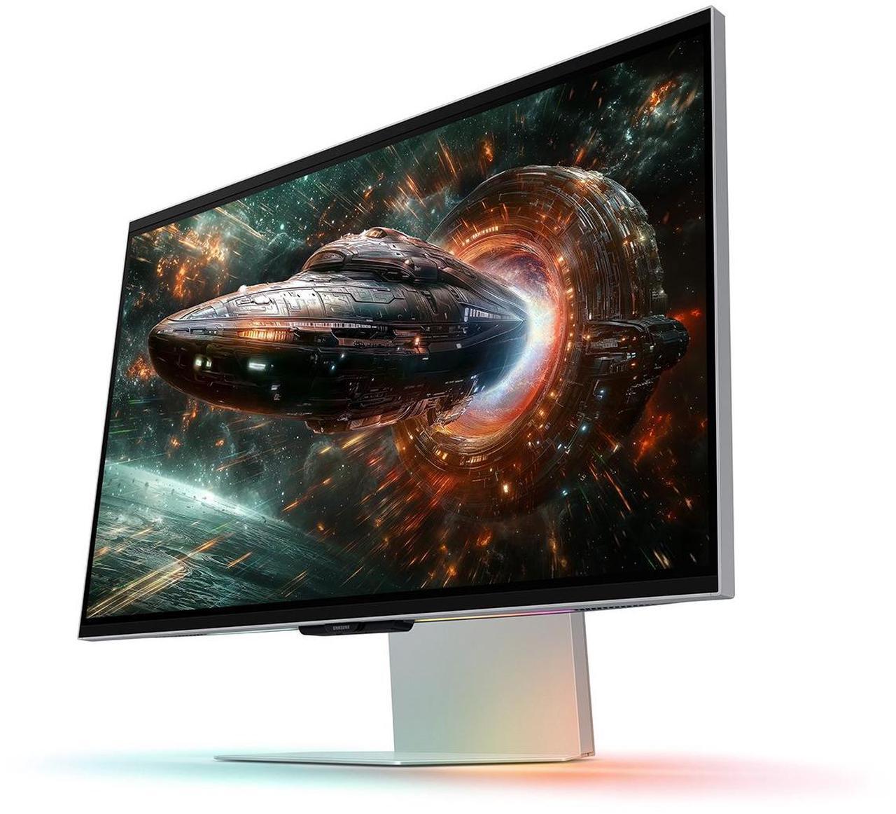 Alt view image 2 of 15 - Samsung 27" Odyssey 3D G90XF 4K 165Hz Gaming Monitor