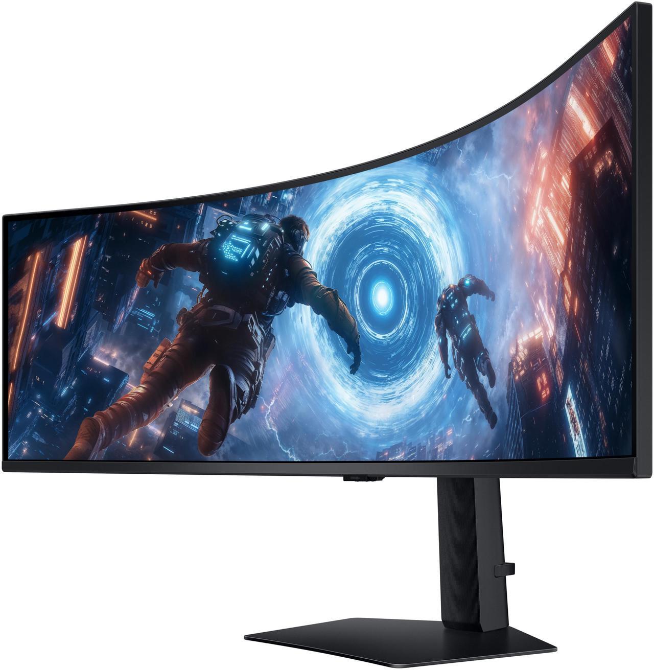 Alt view image 5 of 11 - Samsung 49" Odyssey G9 G91F DQHD 144Hz Gaming Monitor