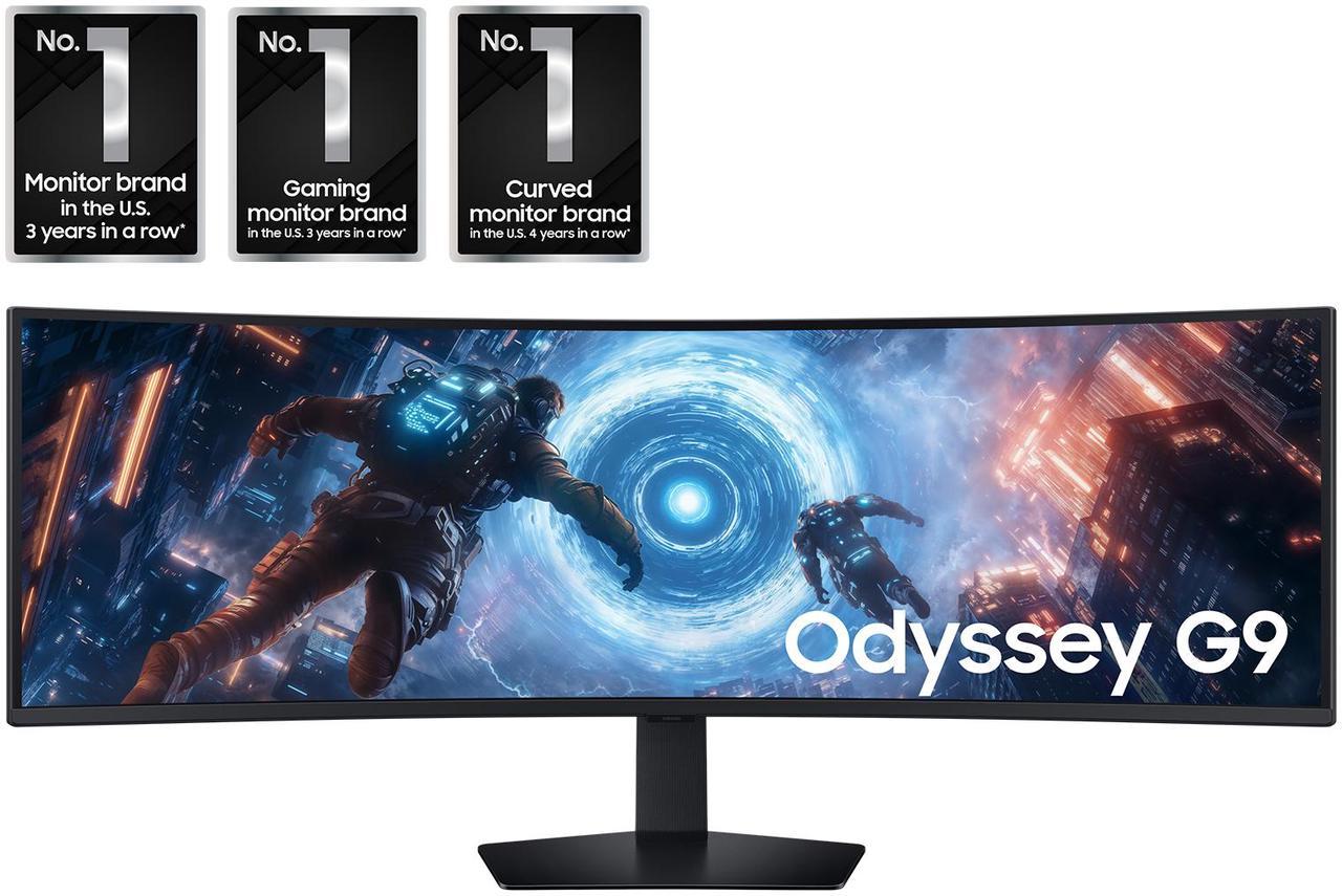 Alt view image 2 of 11 - Samsung 49" Odyssey G9 G91F DQHD 144Hz Gaming Monitor