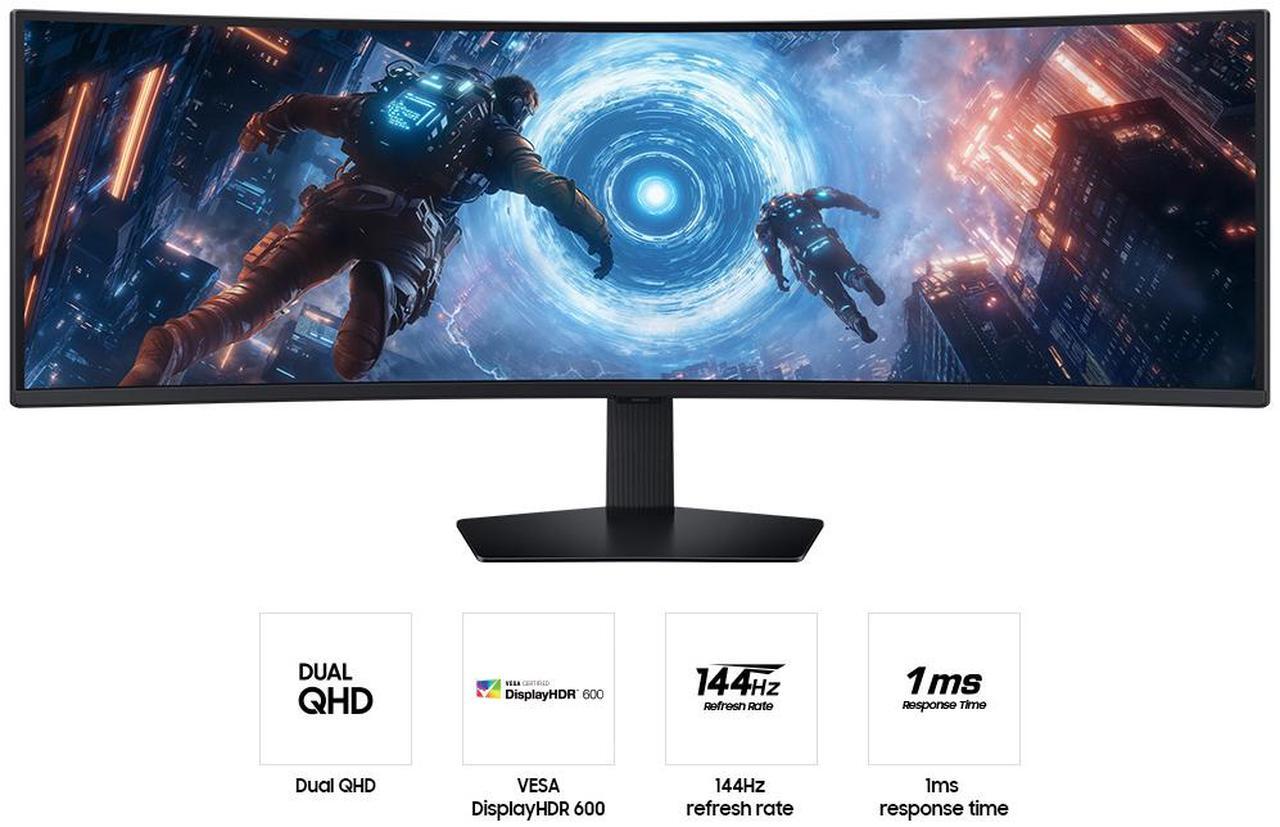 Main image of Samsung 49" Odyssey G9 G91F DQHD 144Hz Gaming Monitor