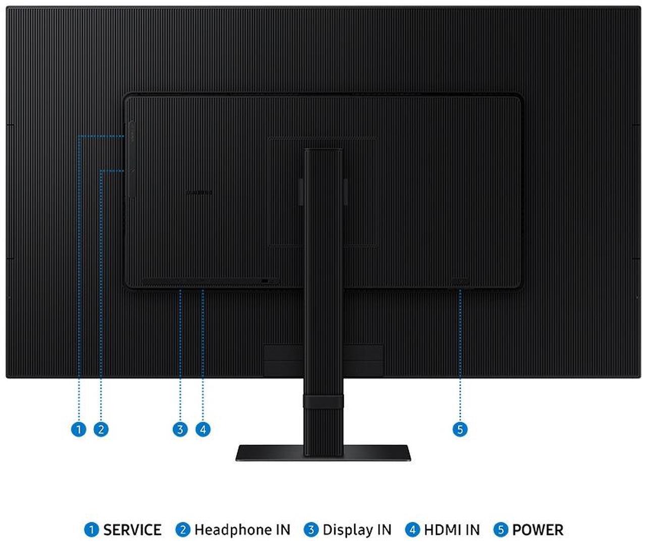 Alt view image 5 of 11 - SAMSUNG 32" ViewFinity S7 (S70D) 4K UHD IPS HDR10 High Resolution Monitor with Speakers- LS32D708EBNXGO